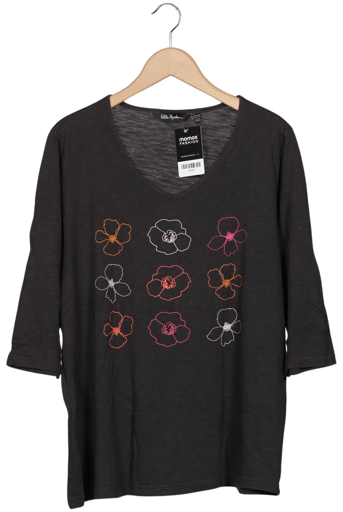 

Ulla Popken Damen Langarmshirt, grau, Gr. 42