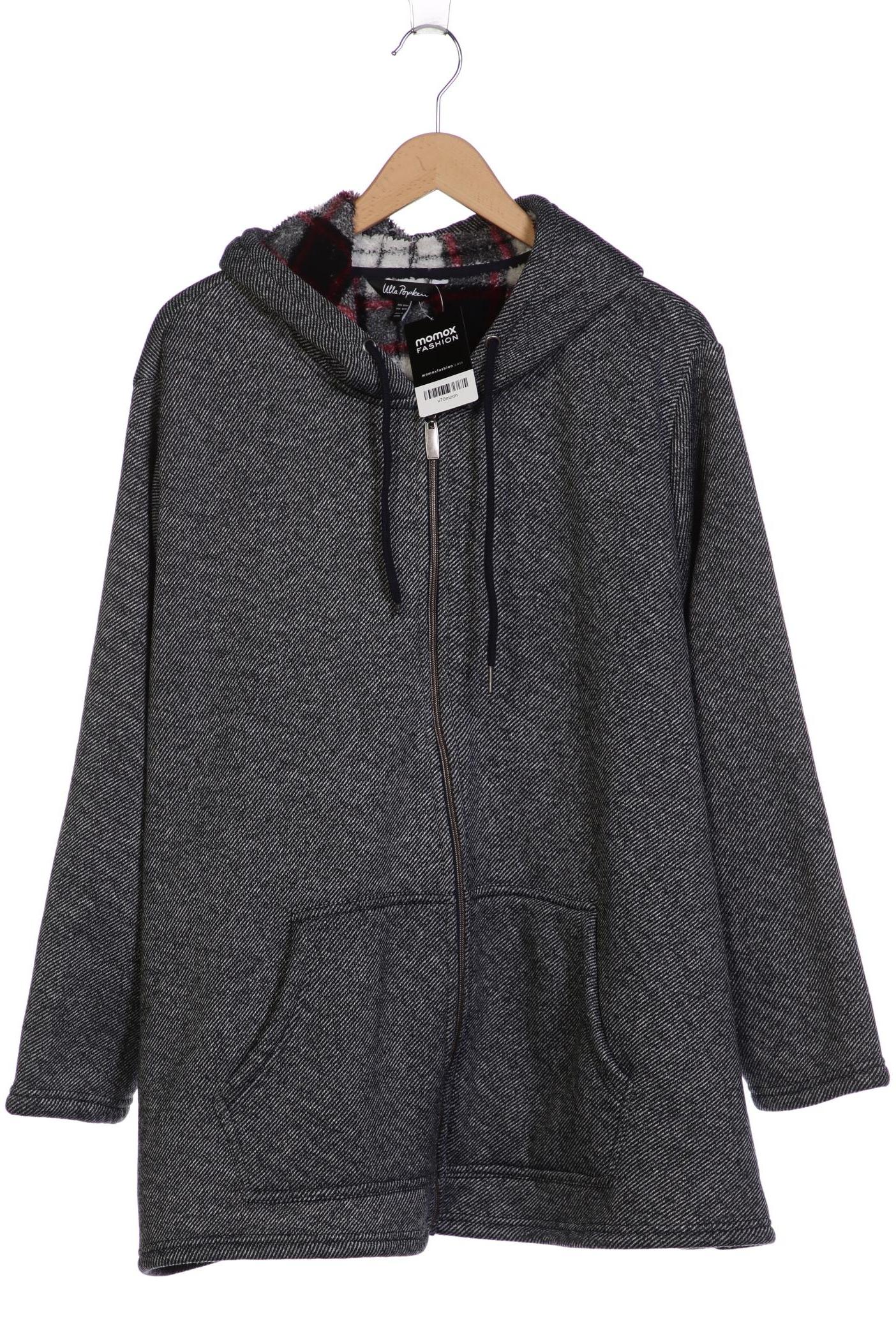 

Ulla Popken Damen Kapuzenpullover, grau, Gr. 62