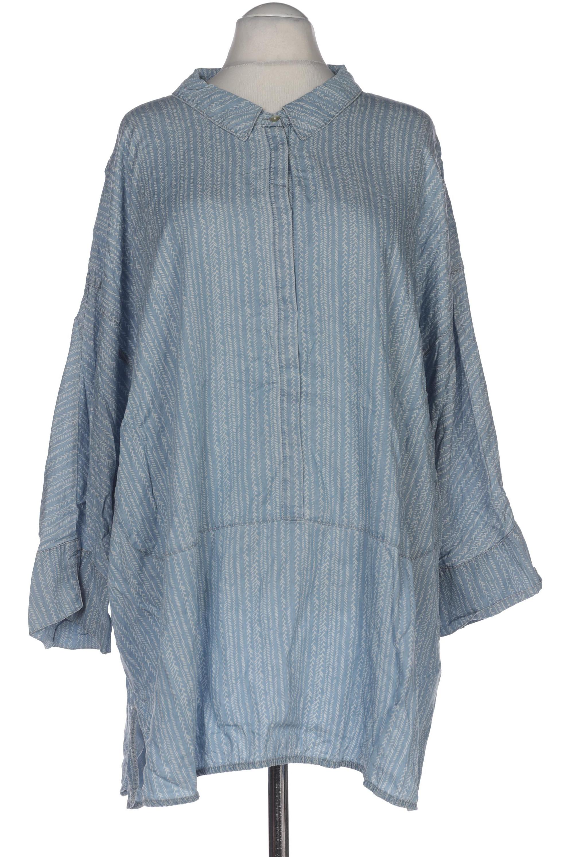 

Ulla Popken Damen Bluse, blau, Gr. 58