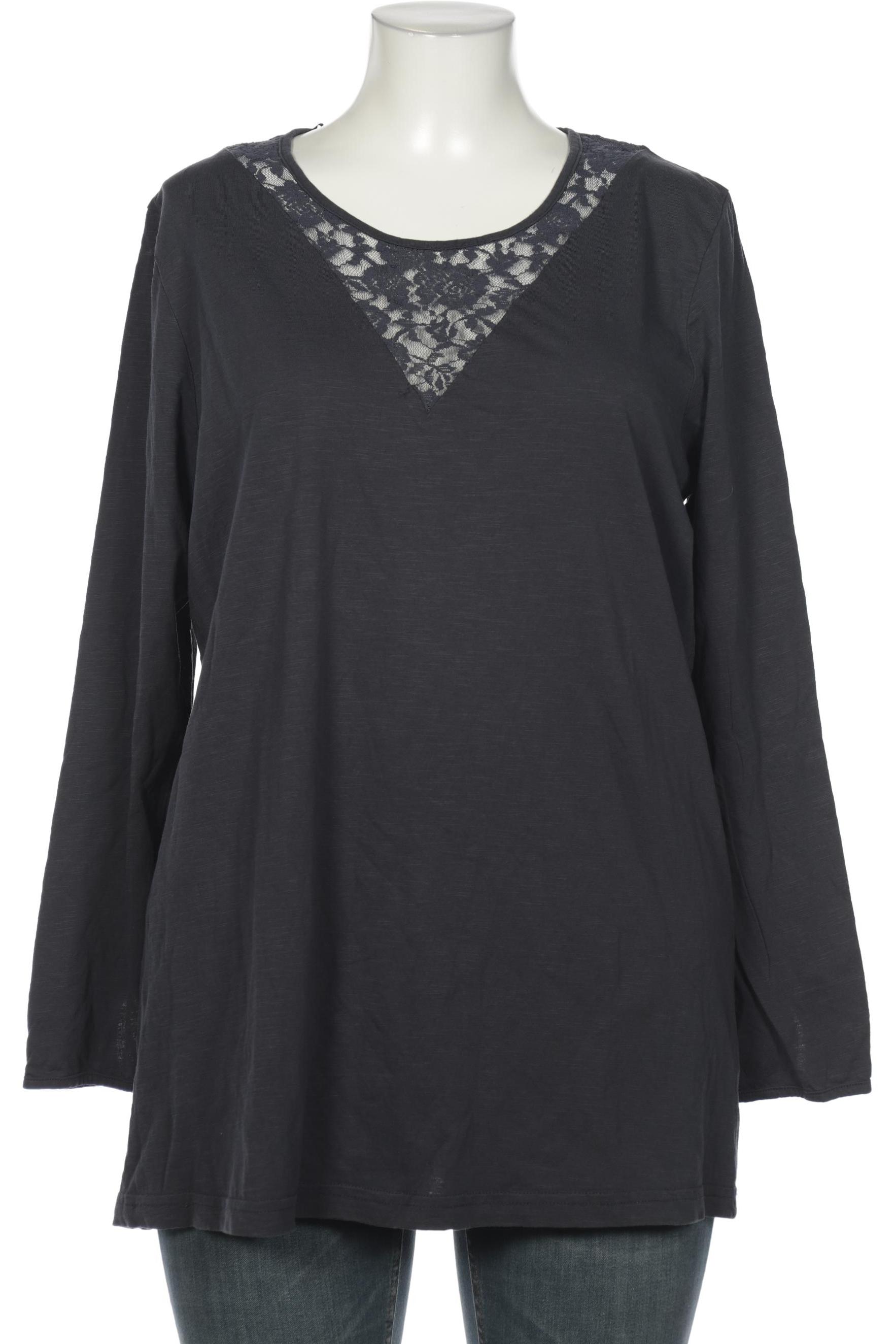 

Ulla Popken Damen Langarmshirt, marineblau