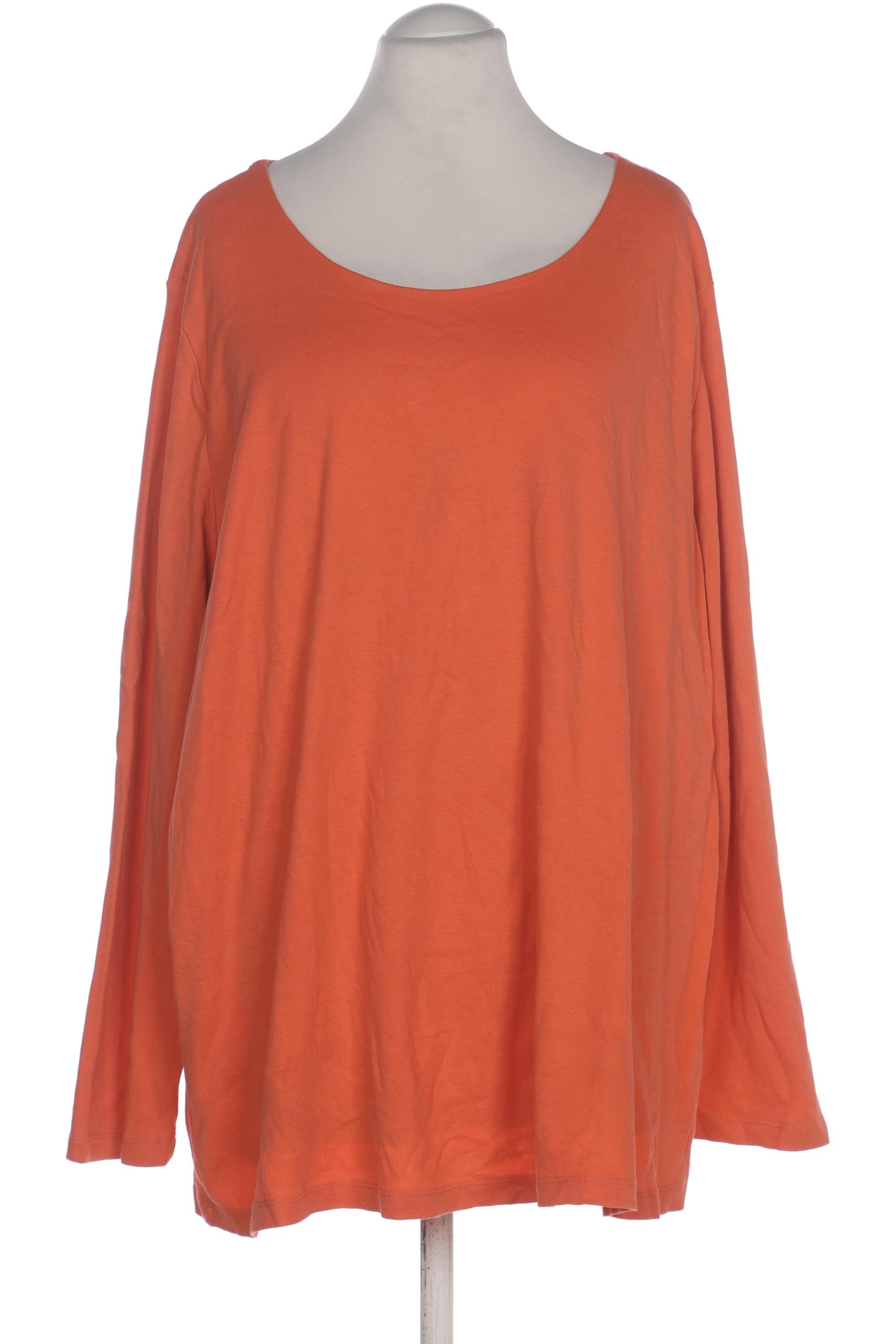 Thumbnail - Ulla Popken Damen Langarmshirt, orange, Gr. 54