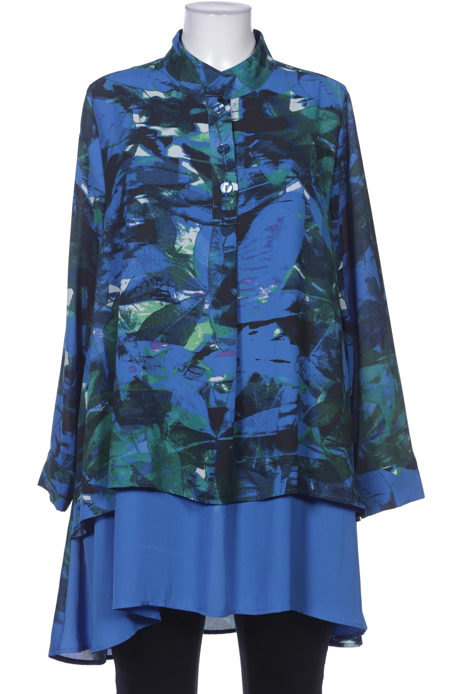 

Ulla Popken Damen Bluse, blau, Gr. 46