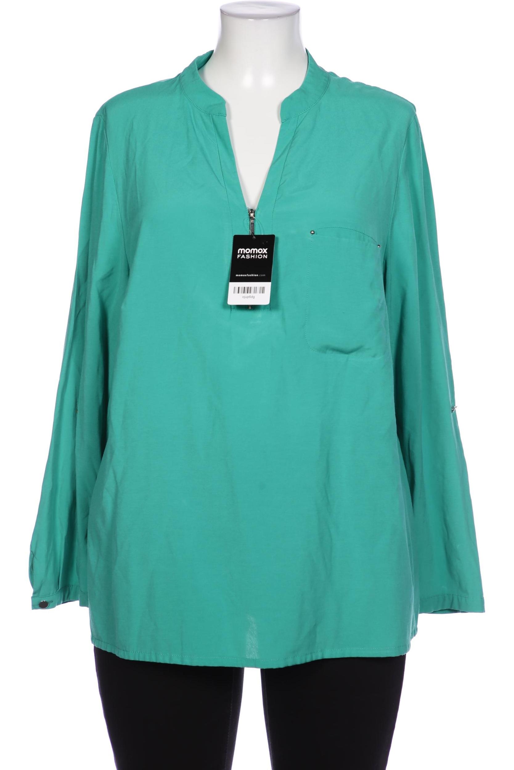

Ulla Popken Damen Bluse, türkis, Gr. 46
