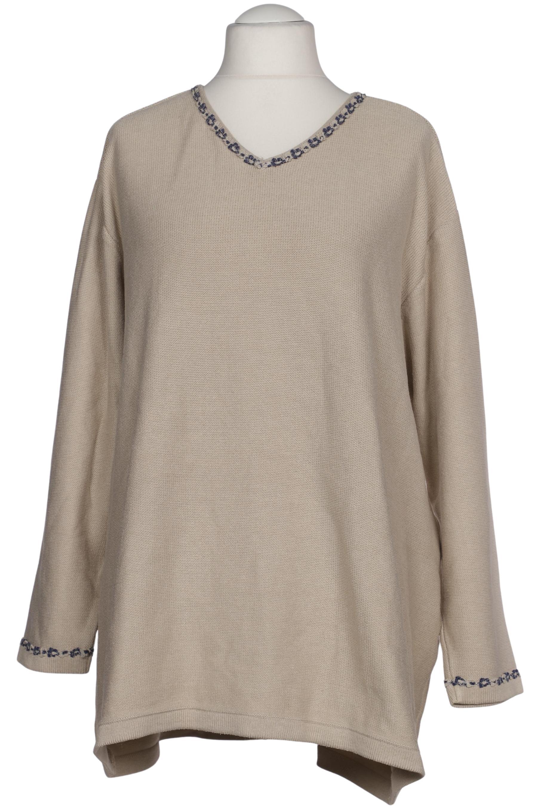 

Ulla Popken Damen Pullover, beige, Gr. 54