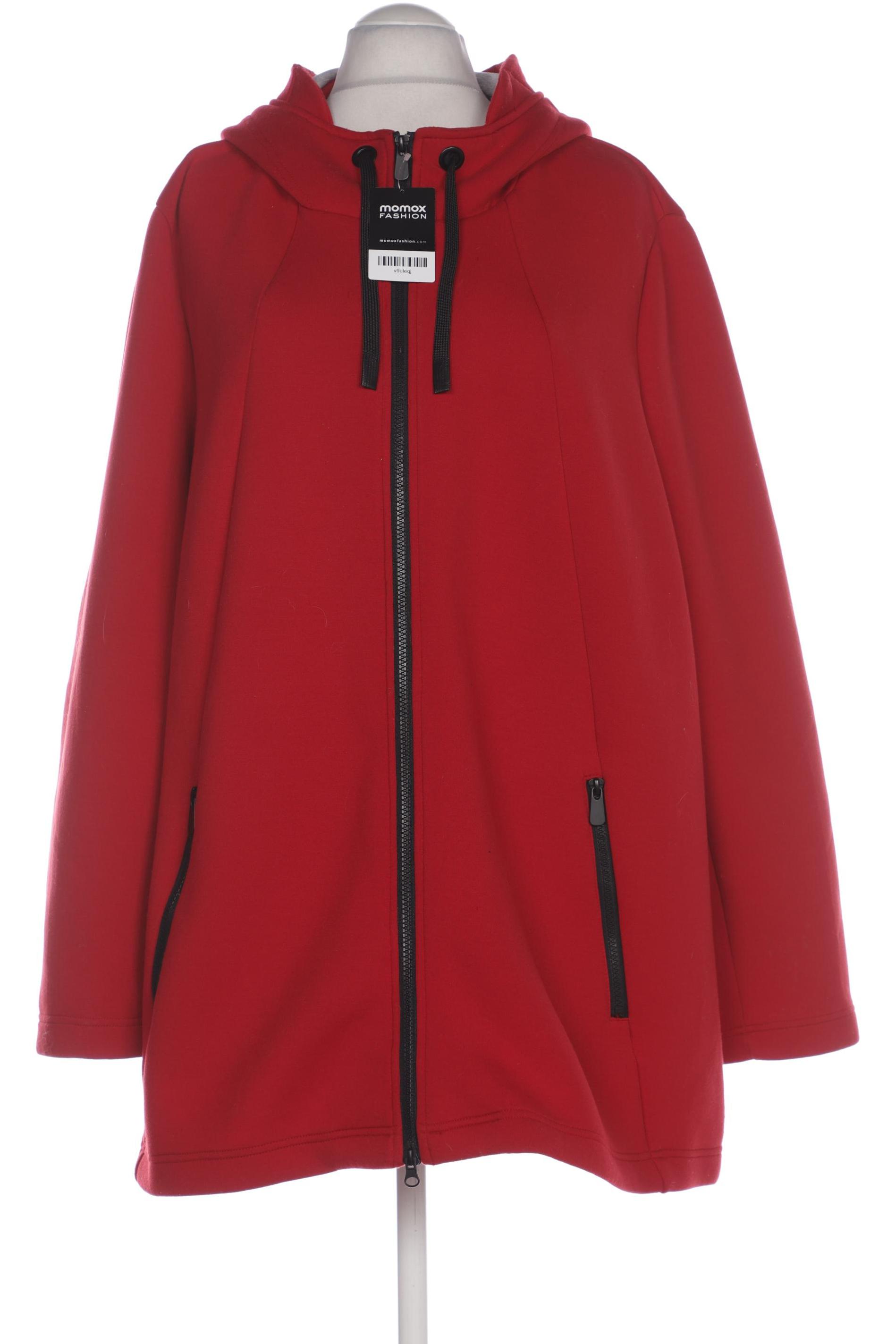 

Ulla Popken Damen Kapuzenpullover, rot, Gr. 54