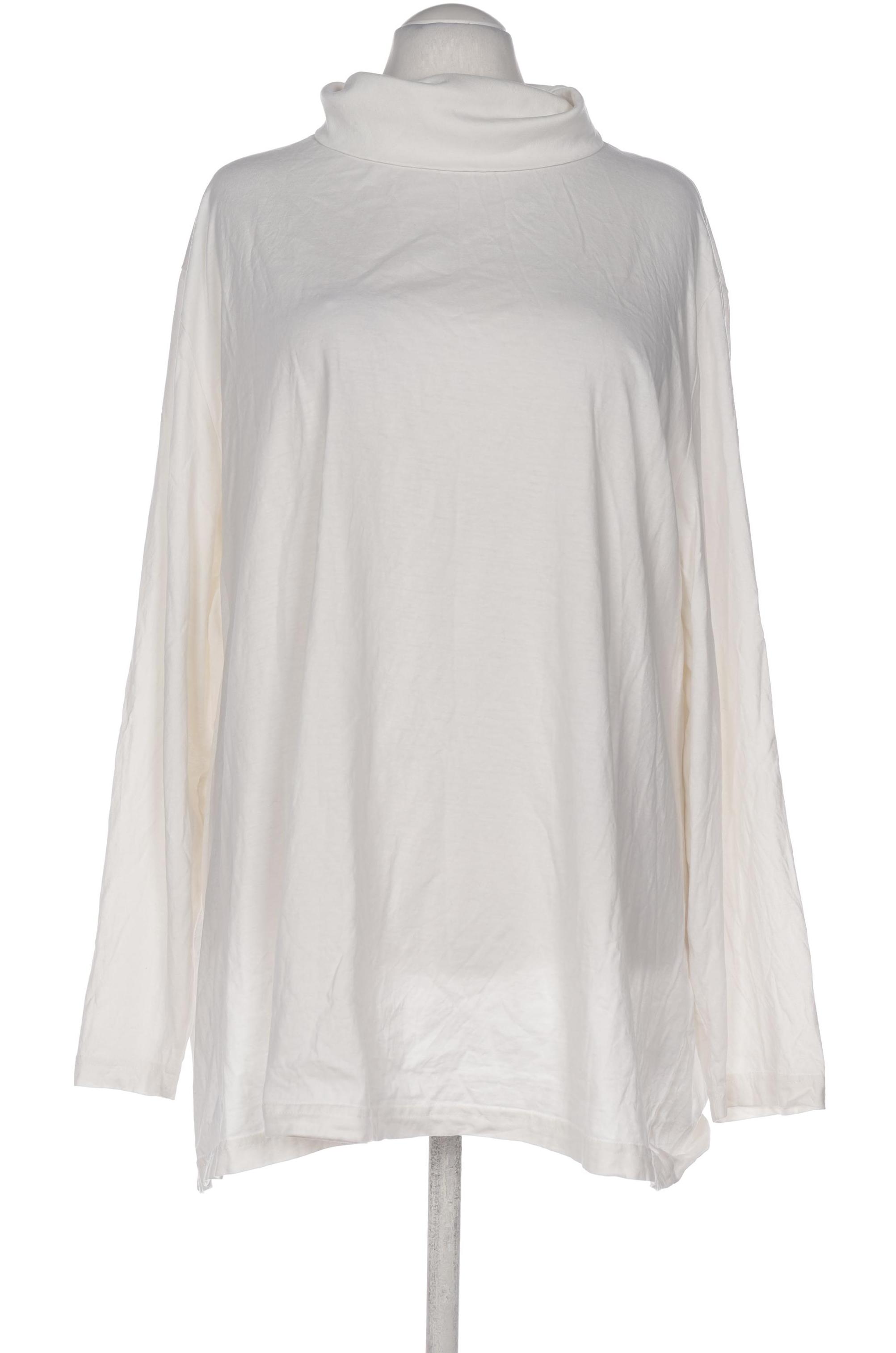 

Ulla Popken Damen Langarmshirt, cremeweiß, Gr. 62