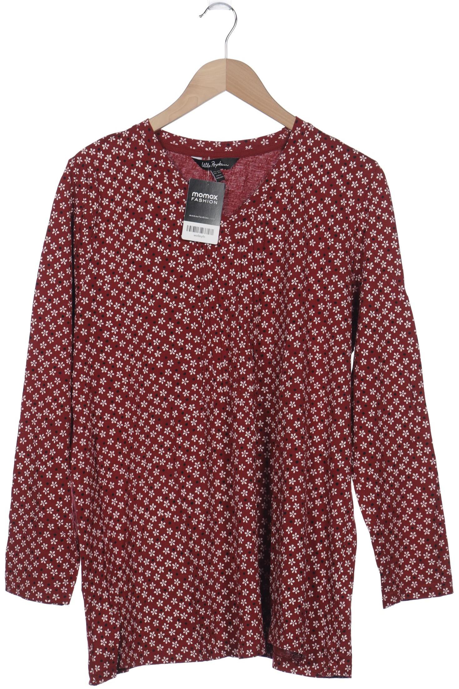 

Ulla Popken Damen Langarmshirt, bordeaux
