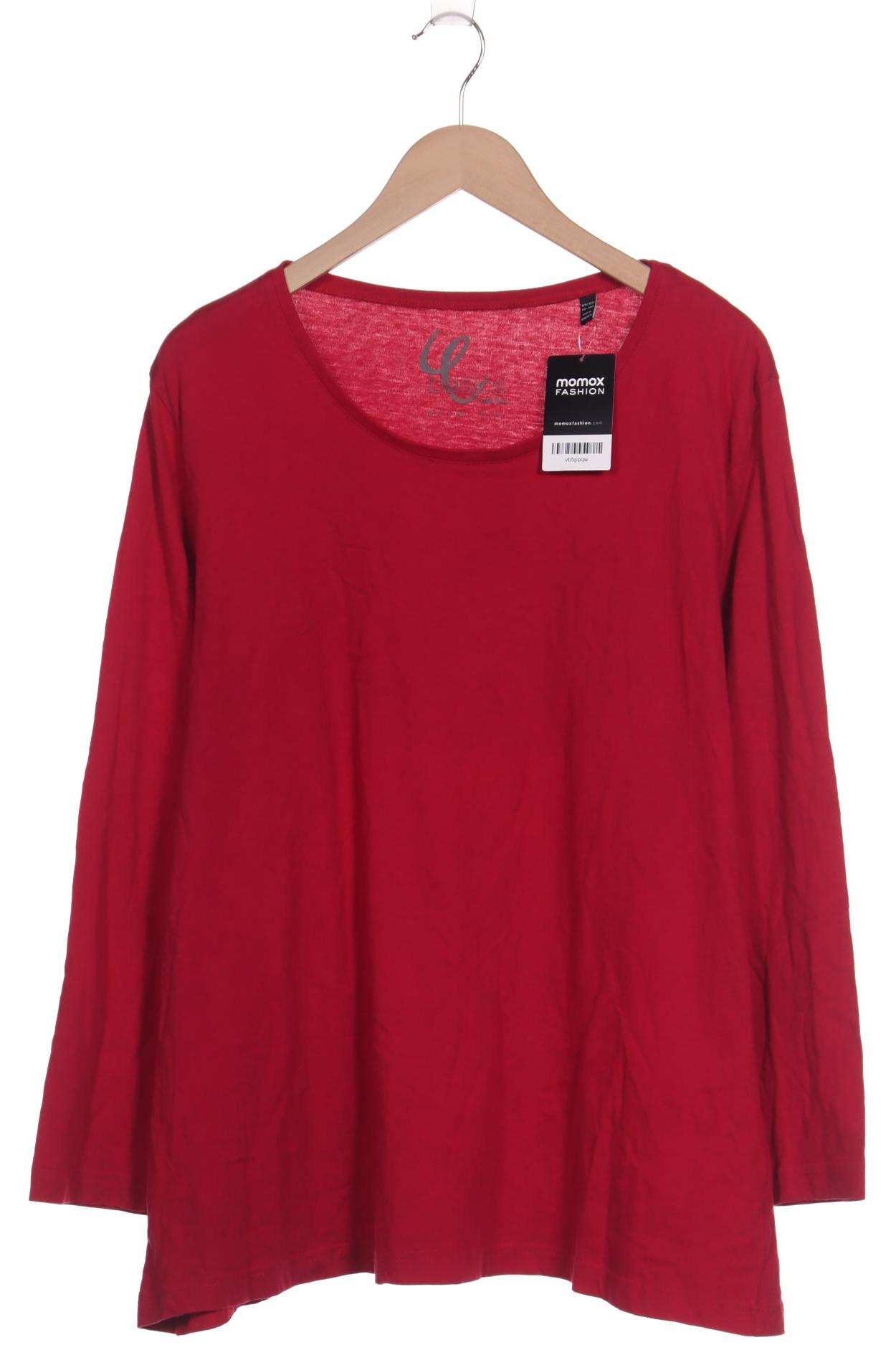 

Ulla Popken Damen Langarmshirt, rot, Gr. 50