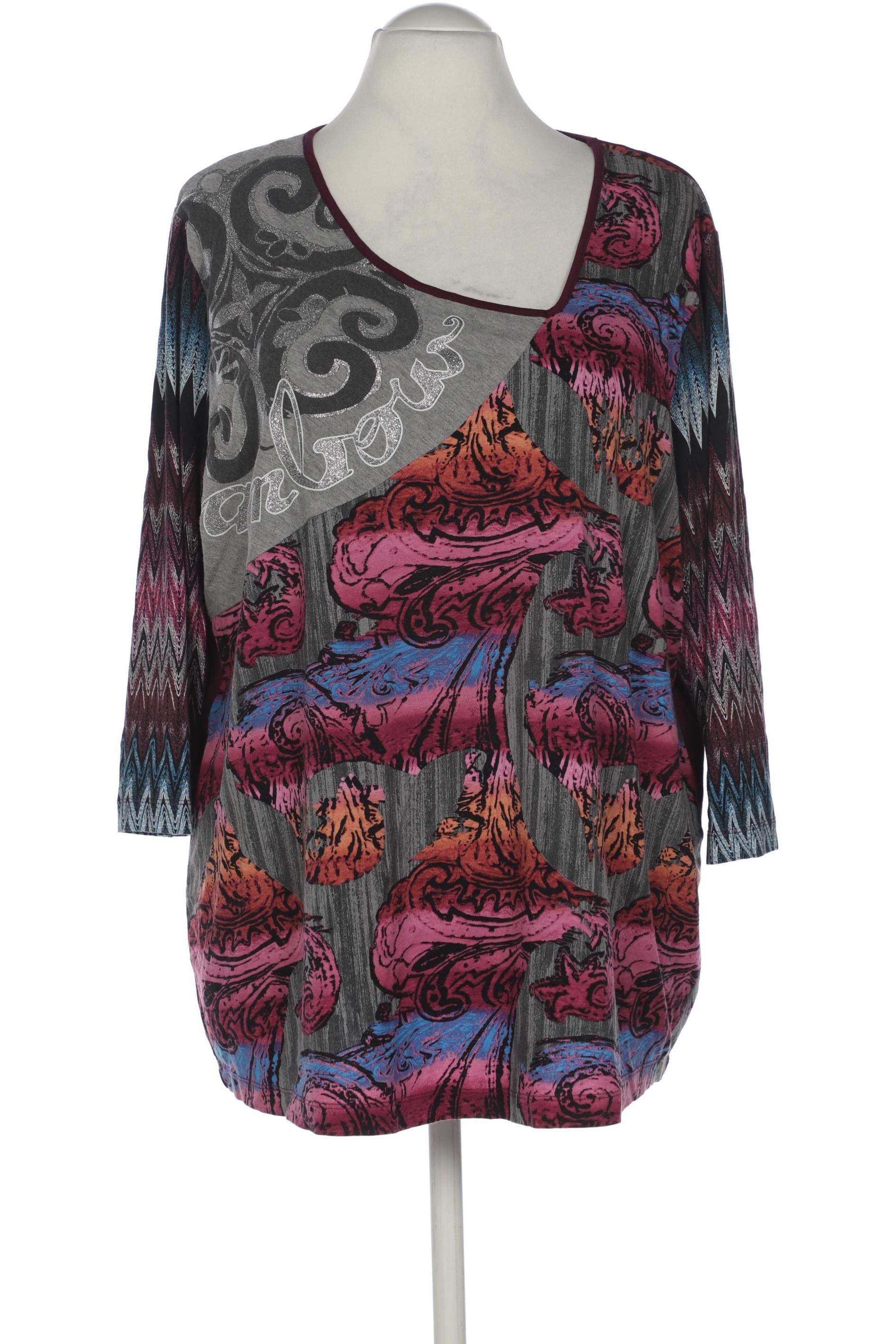 

Ulla Popken Damen Langarmshirt, mehrfarbig, Gr. 52