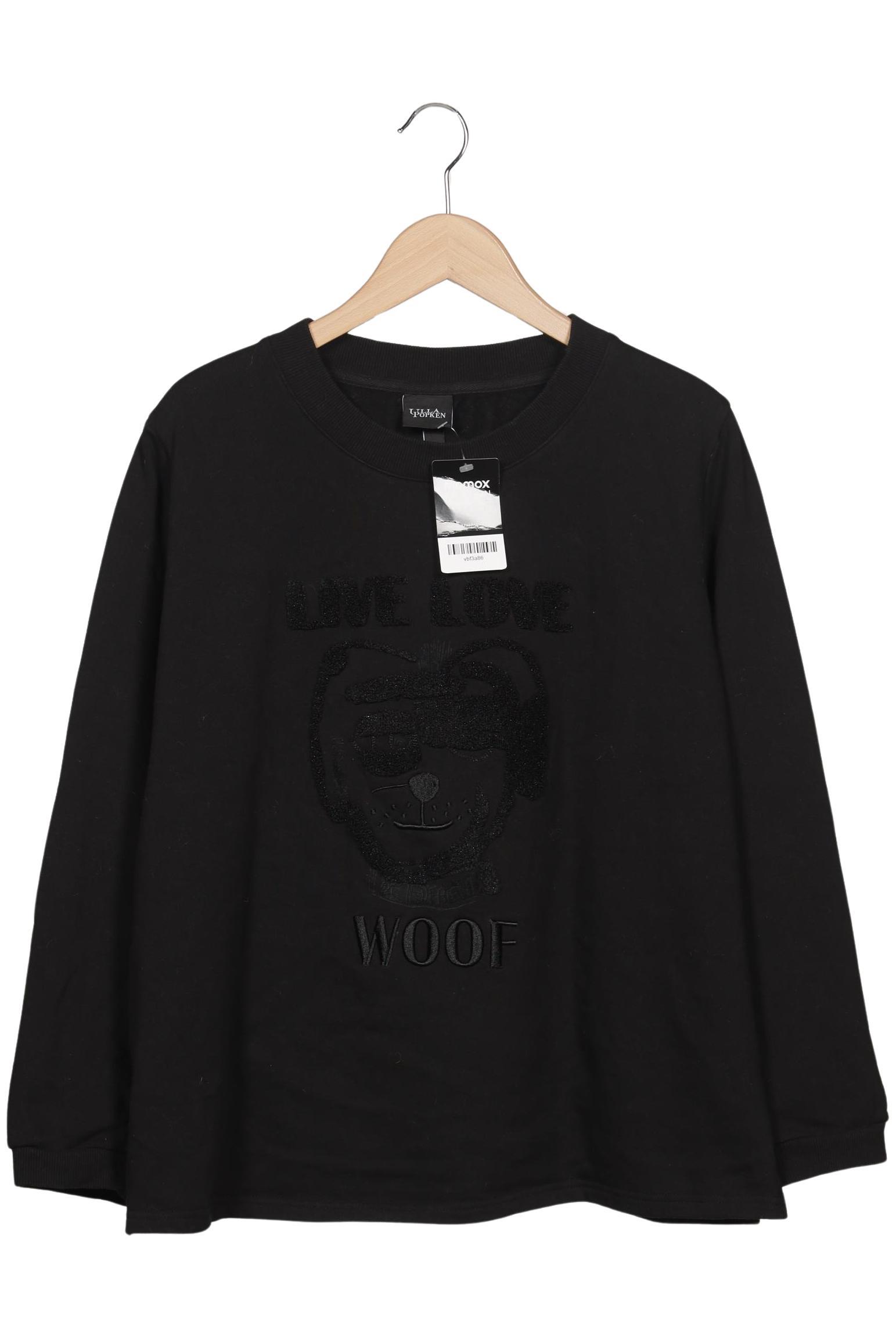 

Ulla Popken Damen Sweatshirt, schwarz, Gr. 46