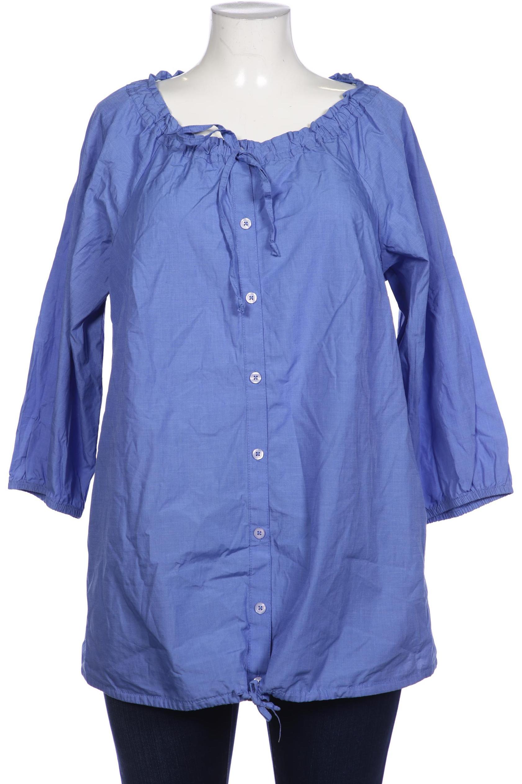 

Ulla Popken Damen Bluse, blau, Gr. 46