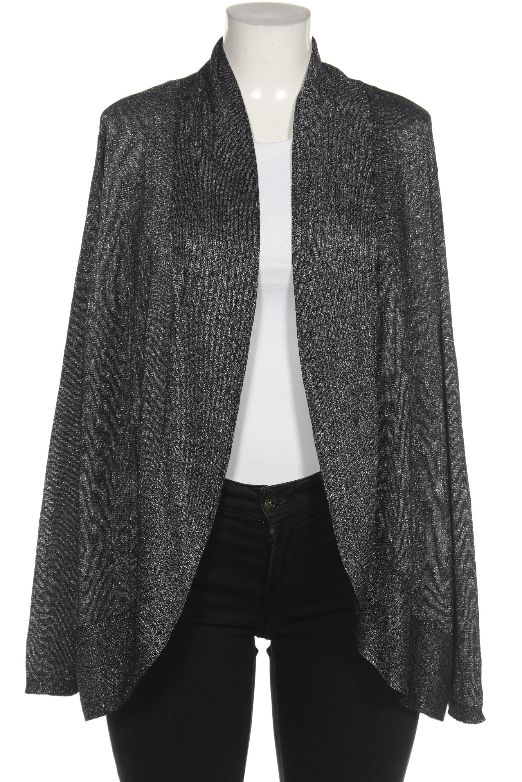 

Ulla Popken Damen Strickjacke, silber, Gr. 50