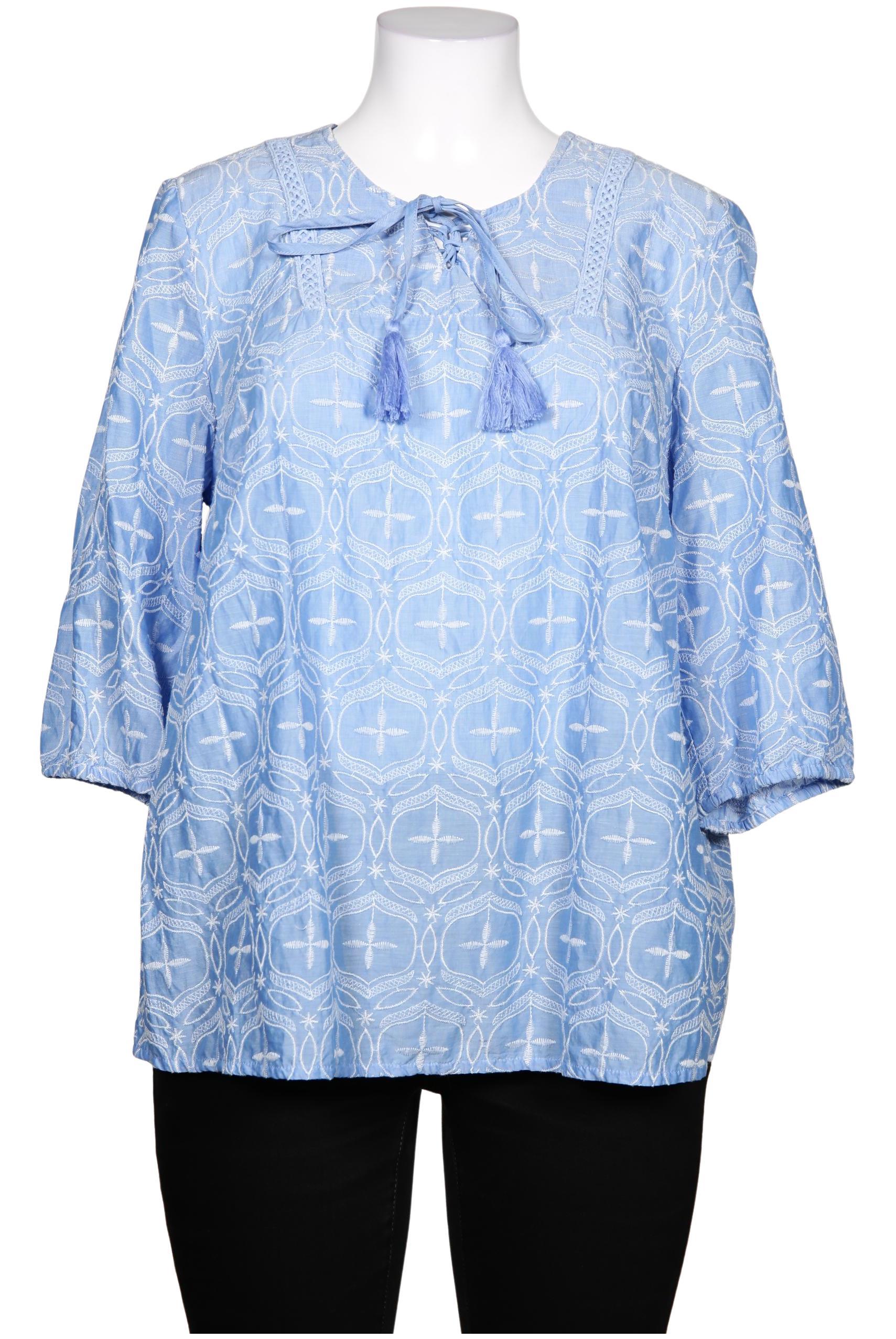 

Ulla Popken Damen Bluse, blau, Gr. 46