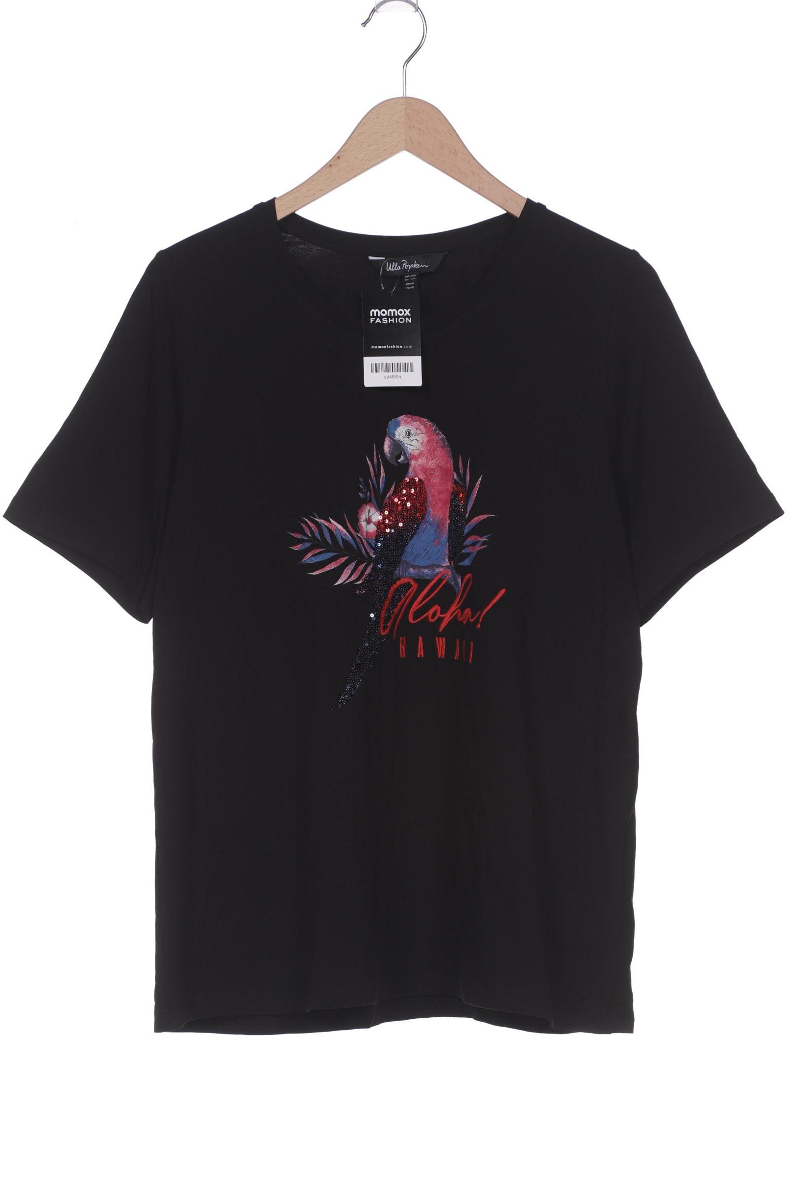 

Ulla Popken Damen T-Shirt, schwarz, Gr. 46