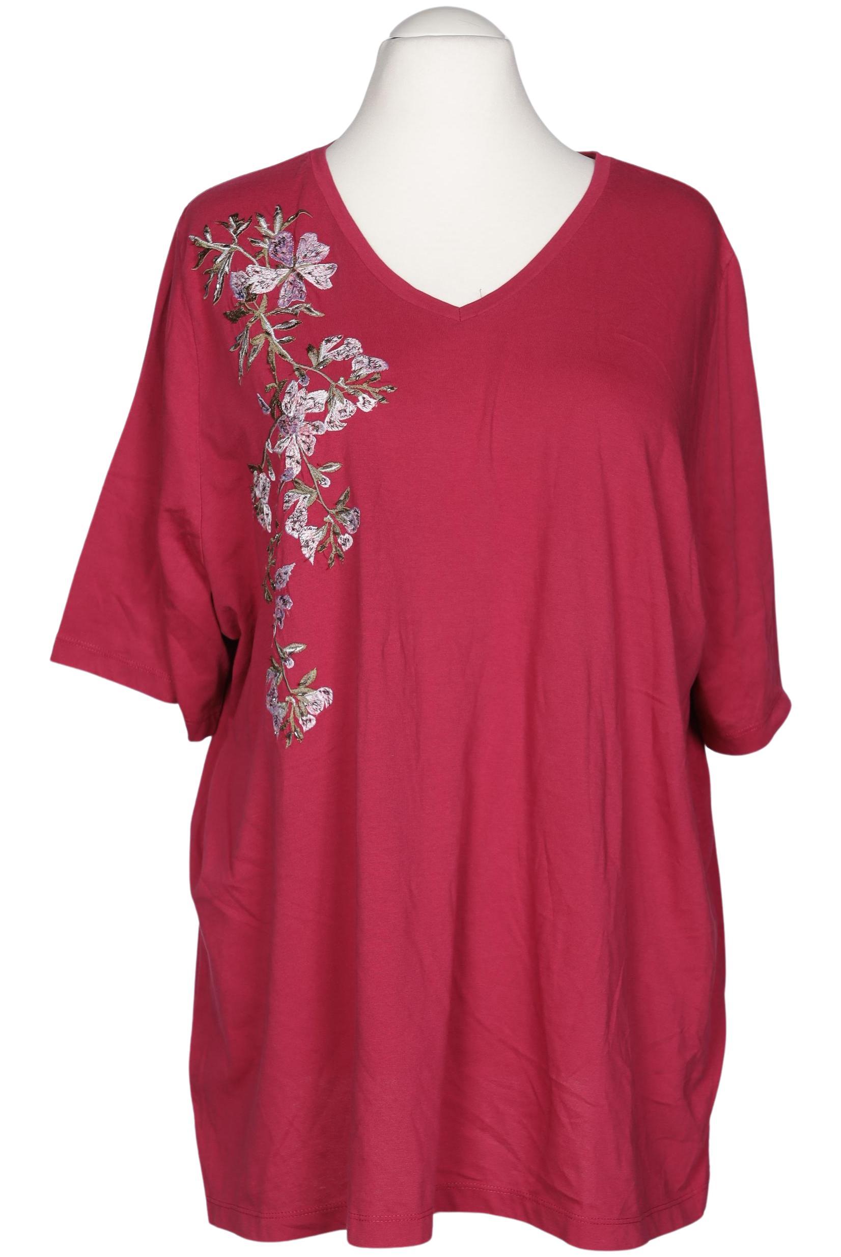 

Ulla Popken Damen T-Shirt, rot, Gr. 54