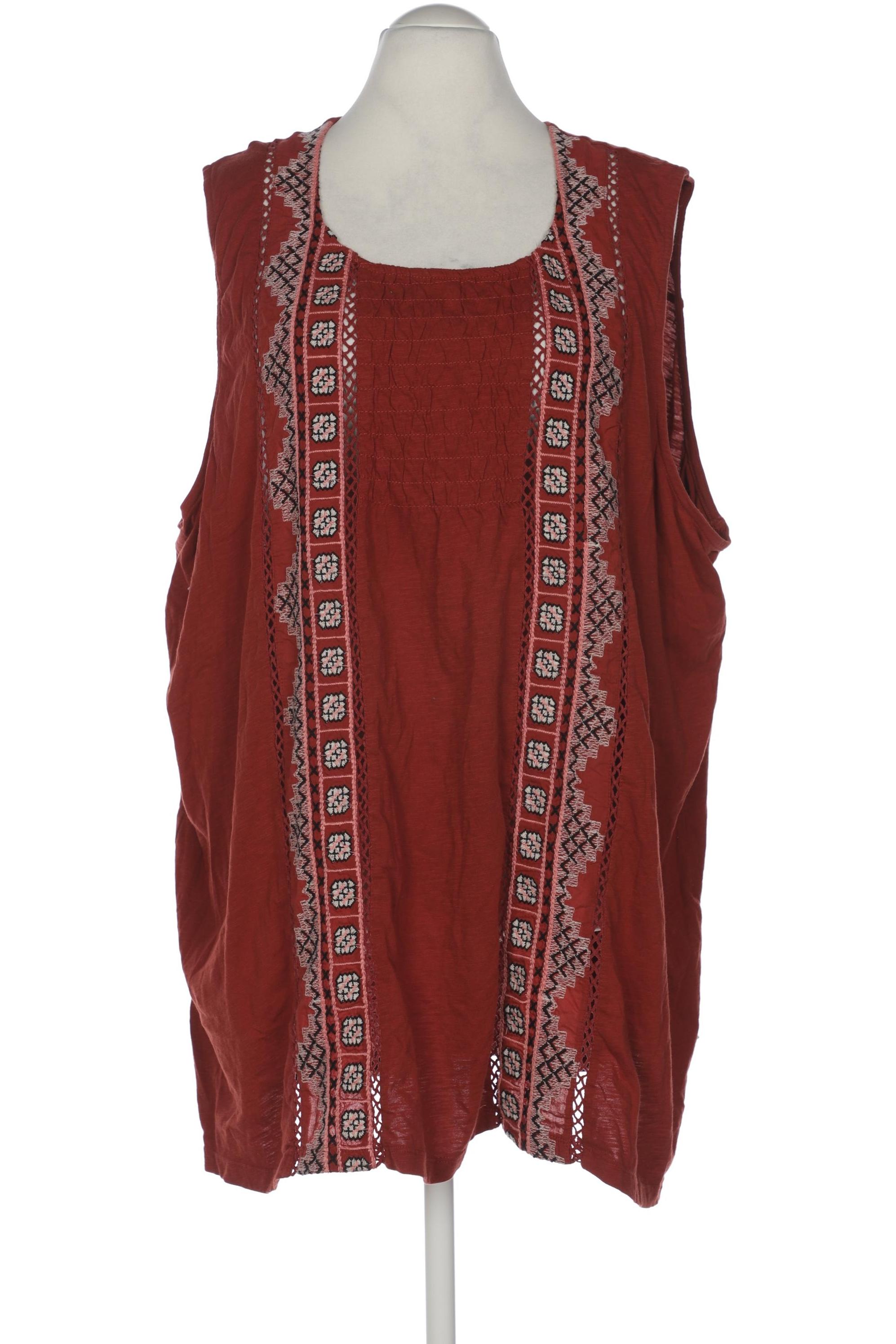 

Ulla Popken Damen Bluse, rot, Gr. 62