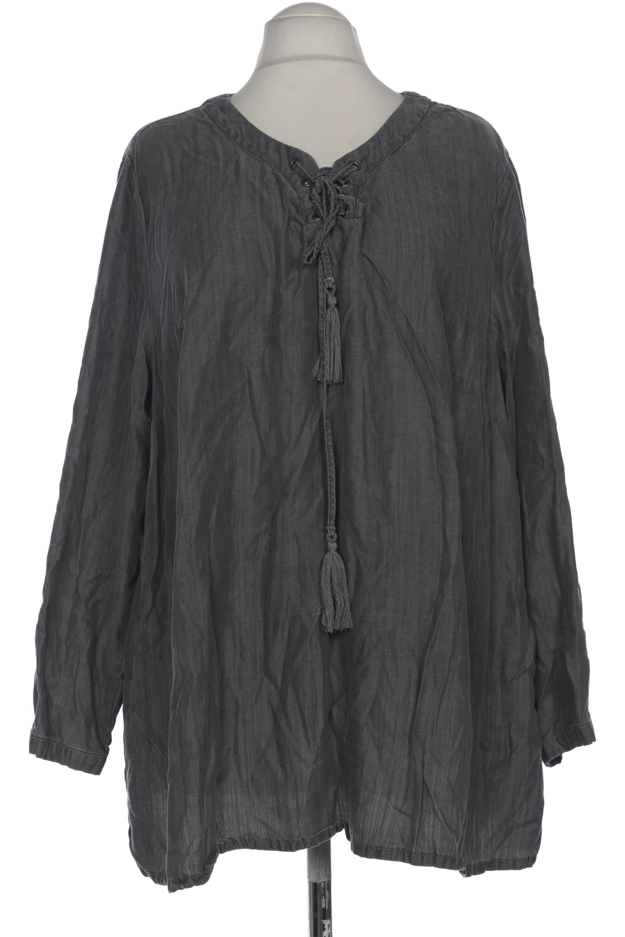 

Ulla Popken Damen Bluse, grau, Gr. 54