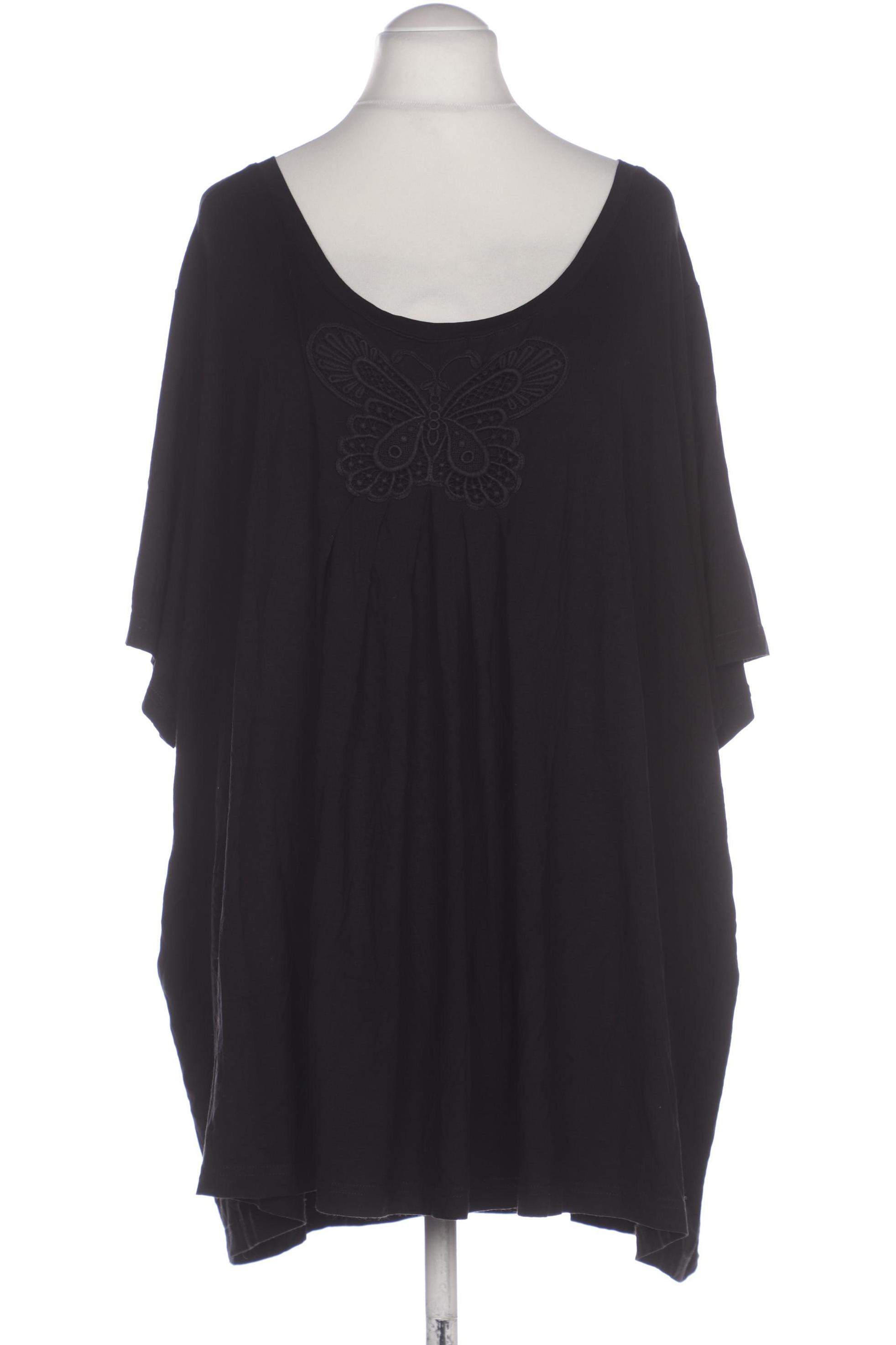 

Ulla Popken Damen T-Shirt, schwarz, Gr. 56