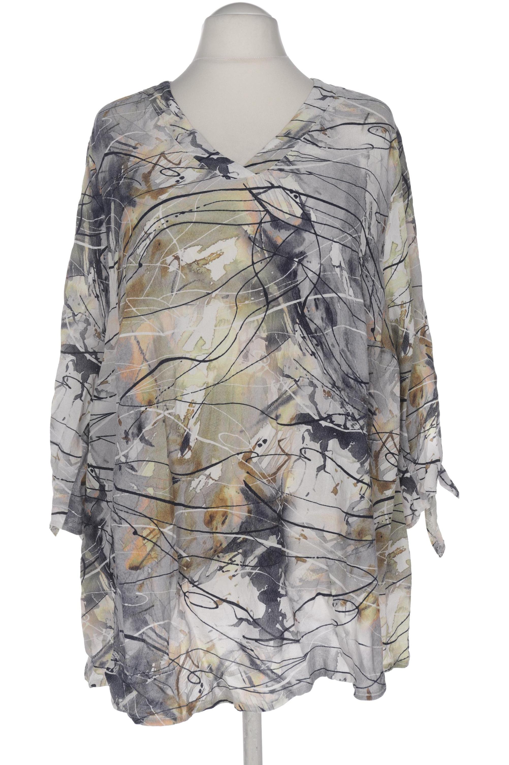 

Ulla Popken Damen Bluse, grau, Gr. 54