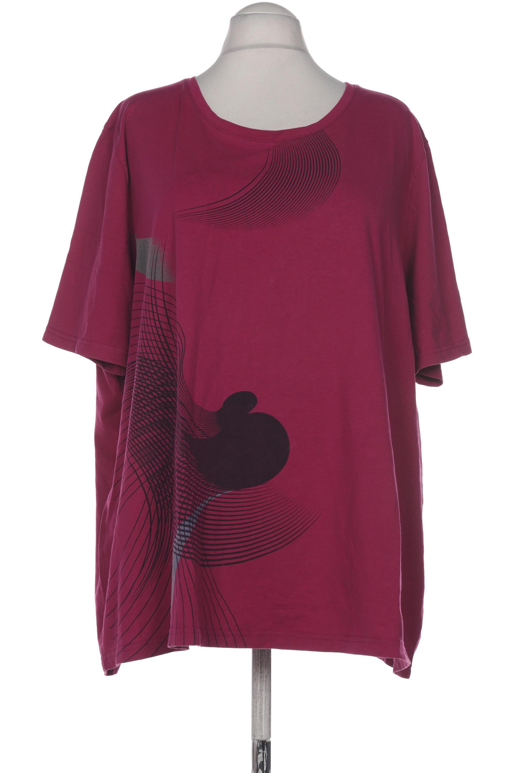 

Ulla Popken Damen T-Shirt, bordeaux, Gr. 58
