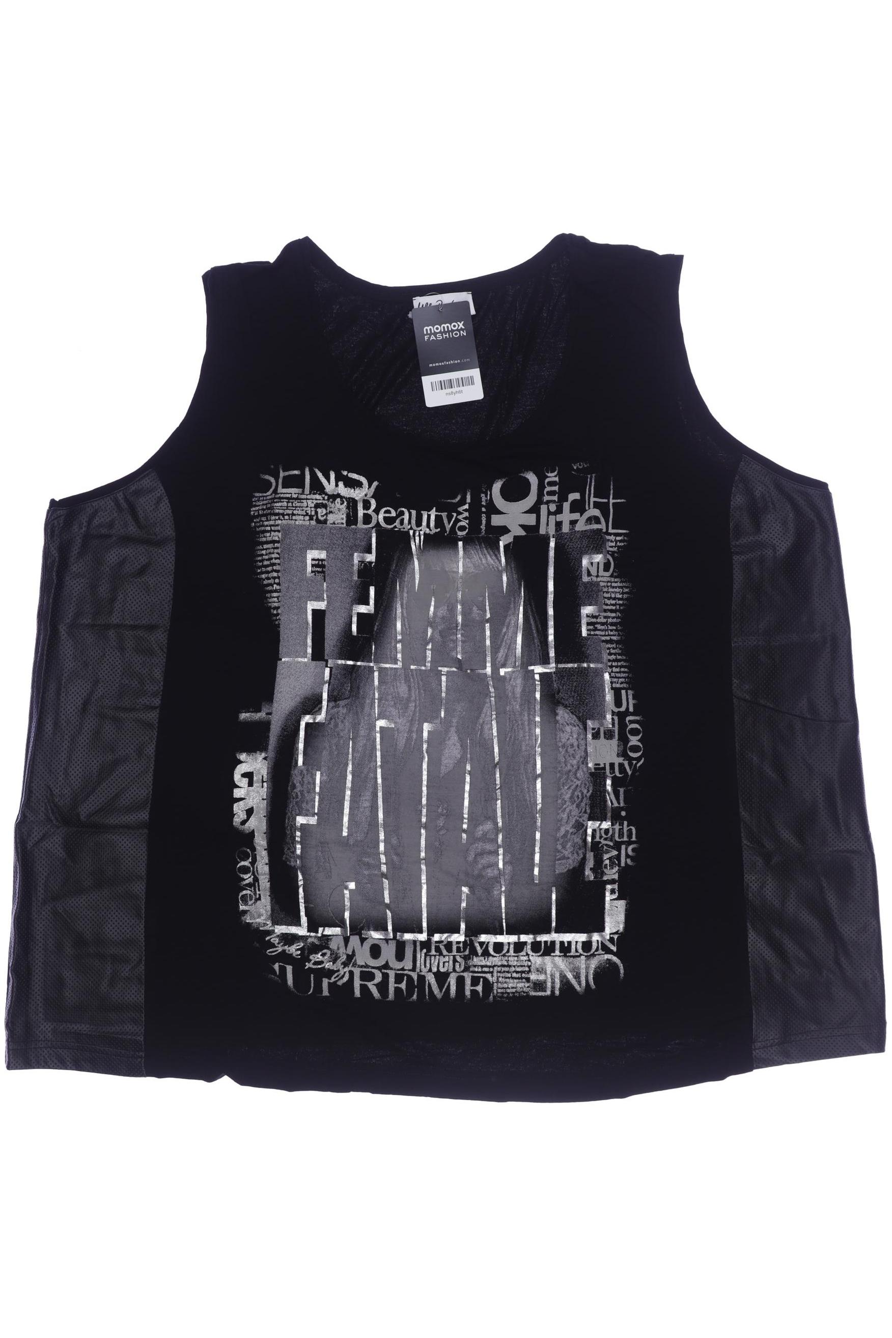 

Ulla Popken Damen Top, schwarz, Gr. 54