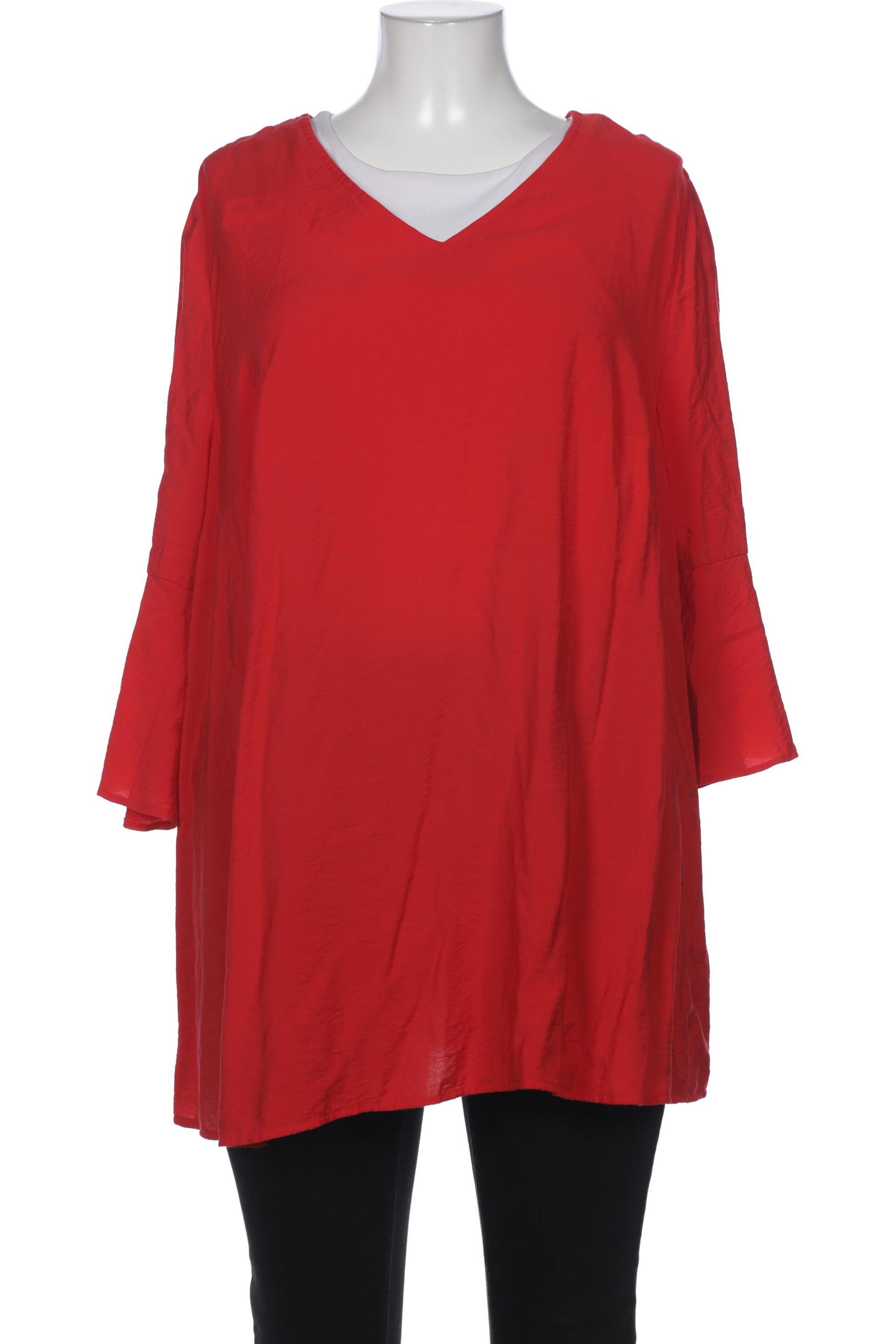 

Ulla Popken Damen Bluse, rot, Gr. 46