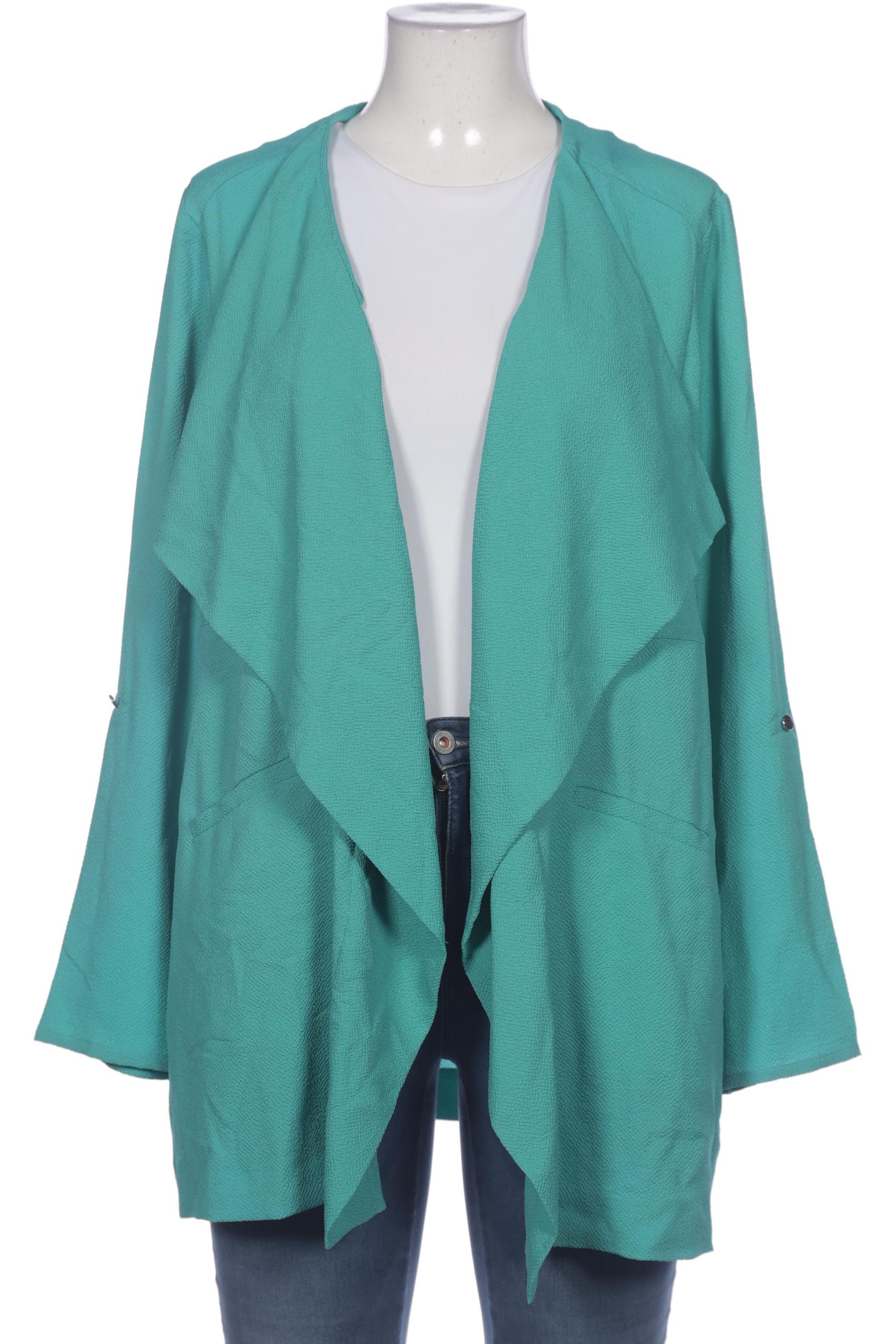 

Ulla Popken Damen Strickjacke, türkis, Gr. 42