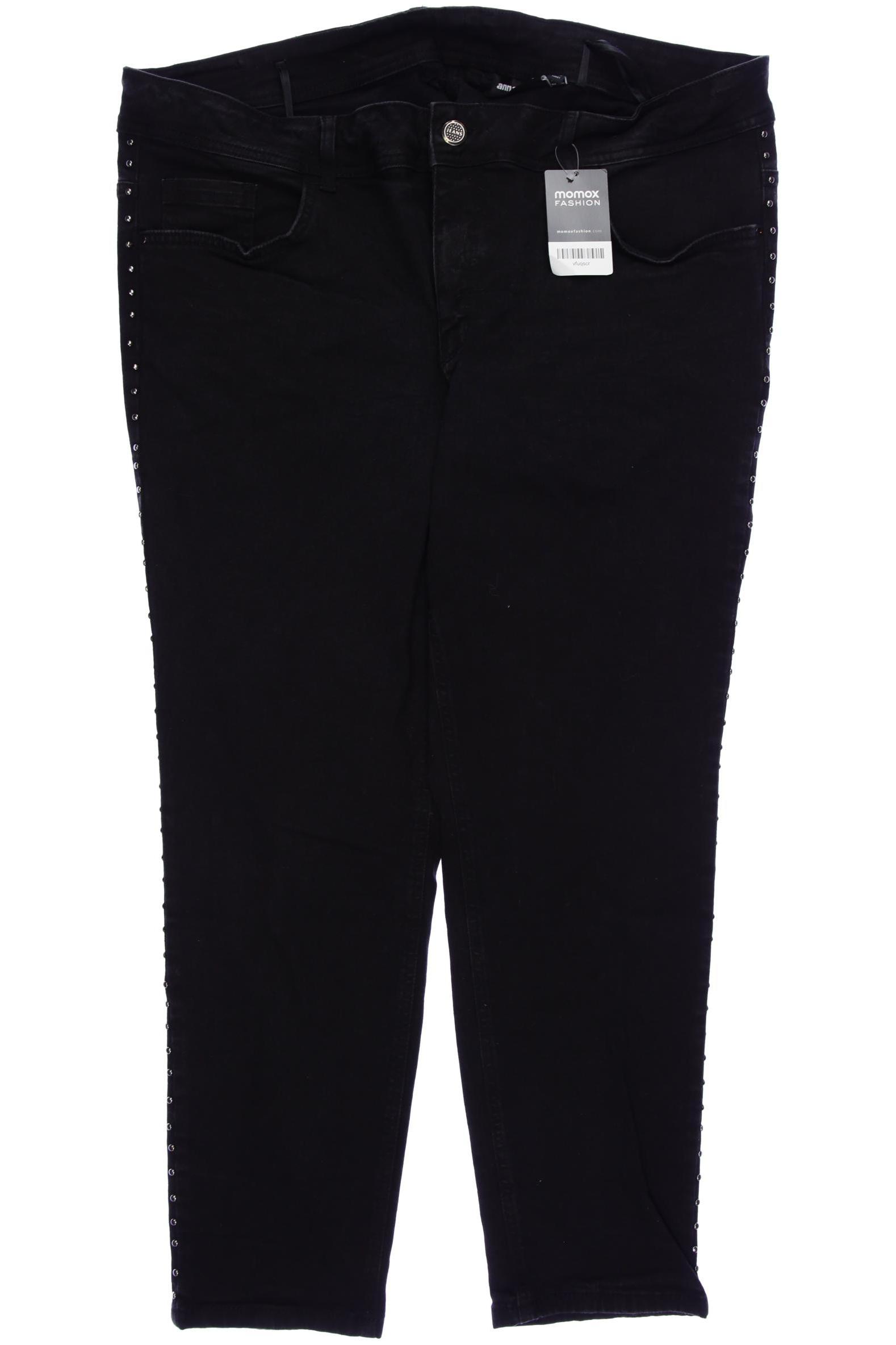 

Ulla Popken Damen Jeans, schwarz, Gr. 27