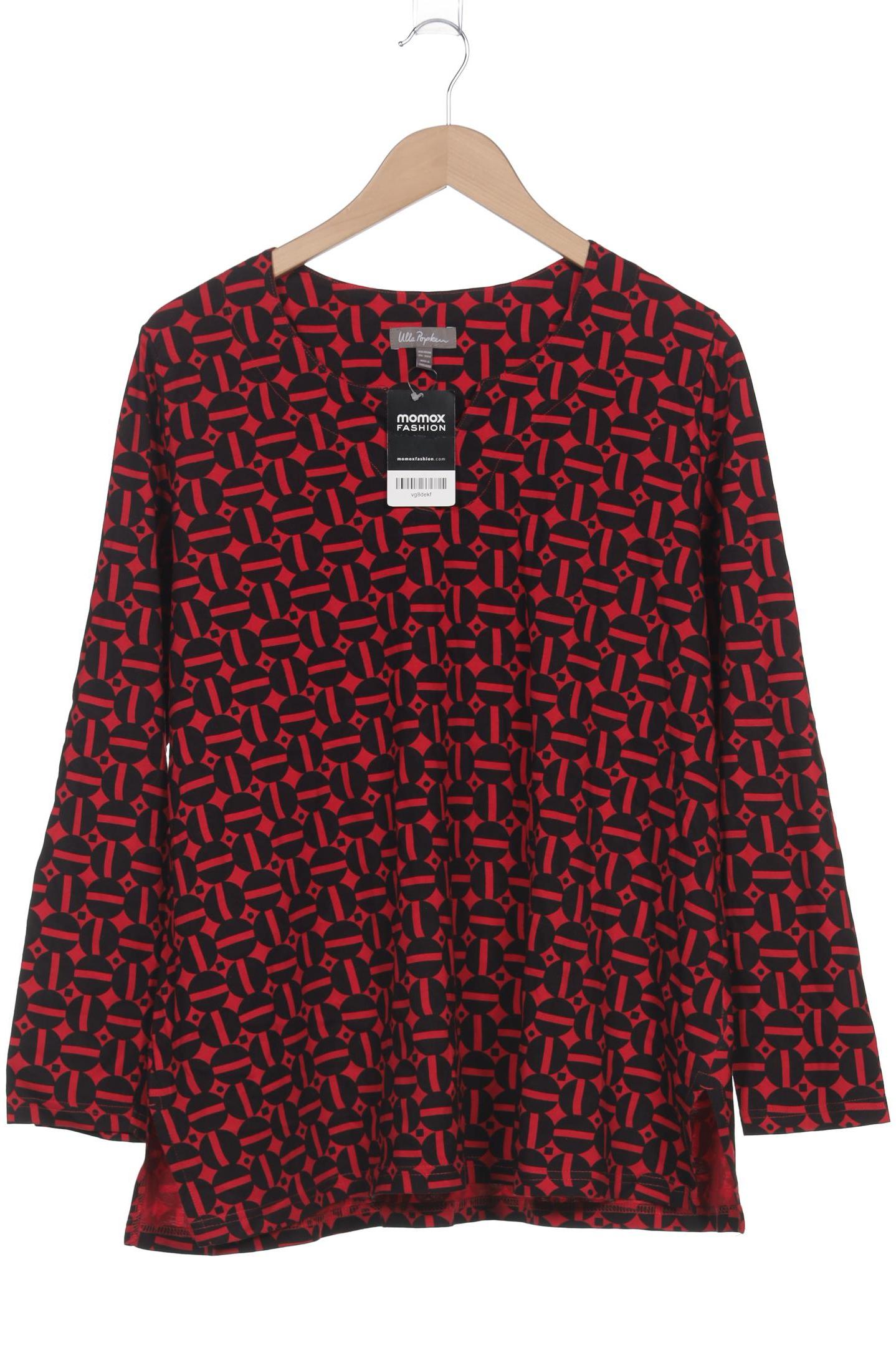 

Ulla Popken Damen Langarmshirt, rot, Gr. 42