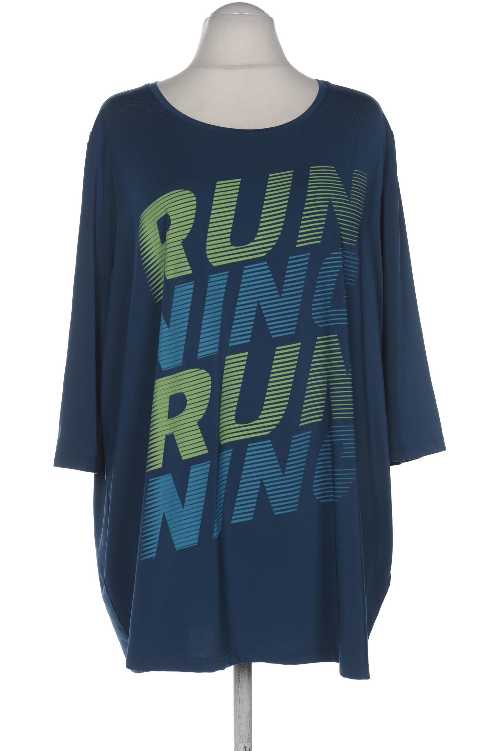 

Ulla Popken Damen T-Shirt, blau, Gr. 54