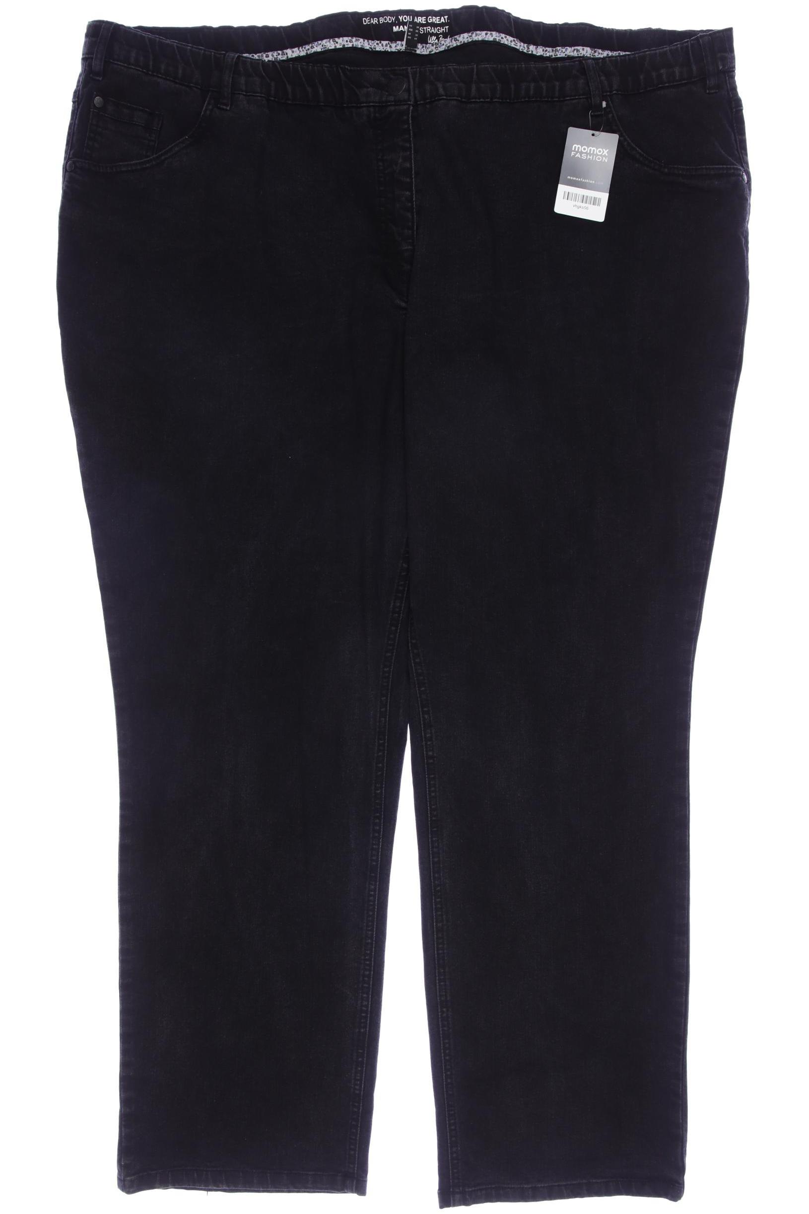 

Ulla Popken Damen Jeans, schwarz, Gr. 58