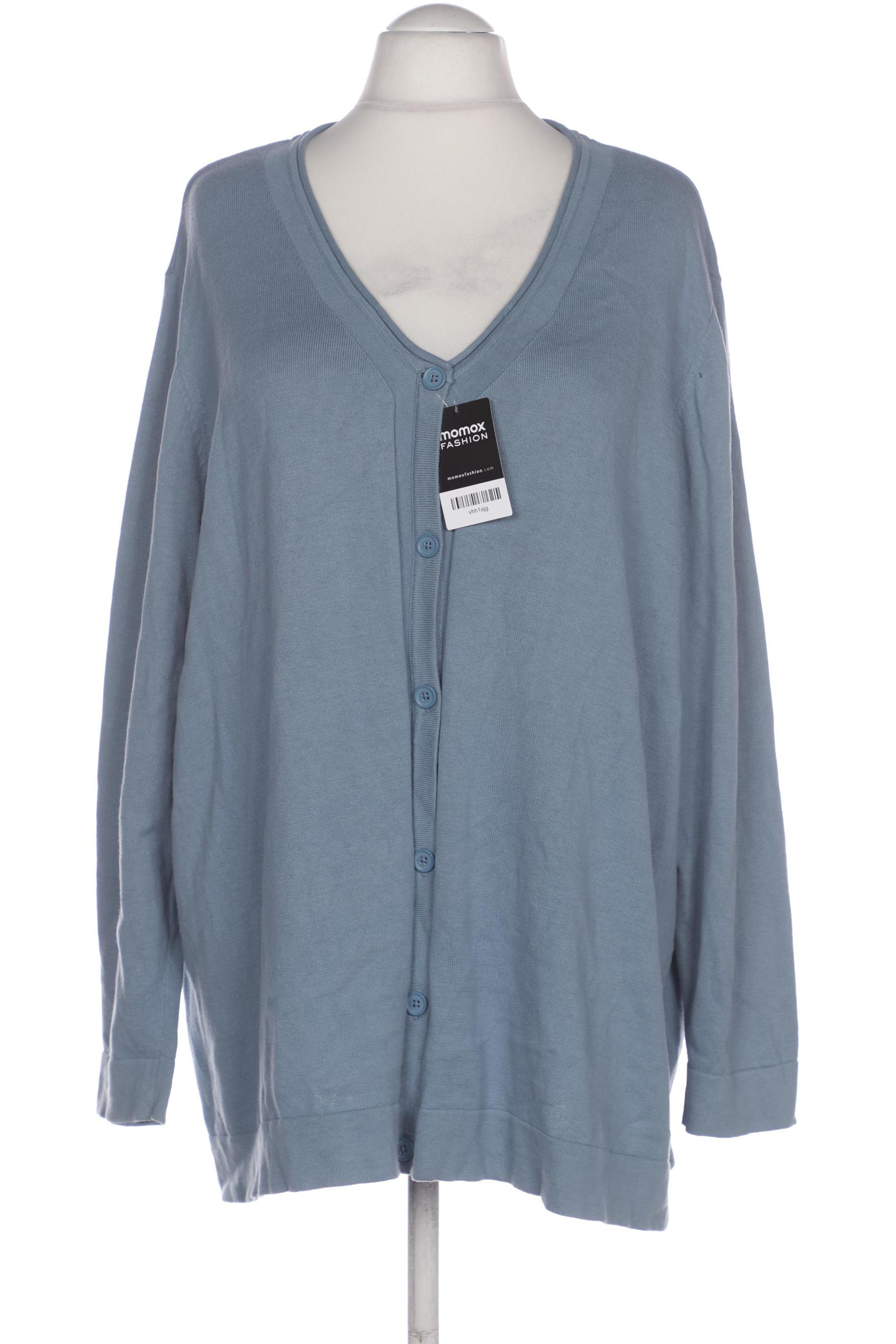 

Ulla Popken Damen Strickjacke, blau, Gr. 54