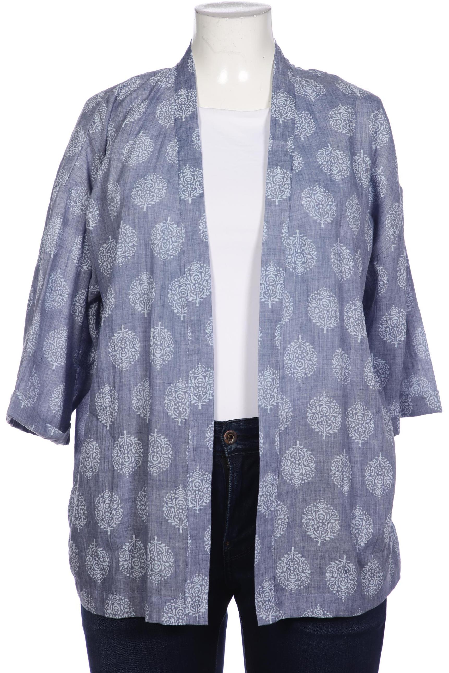 

Ulla Popken Damen Strickjacke, blau, Gr. 42
