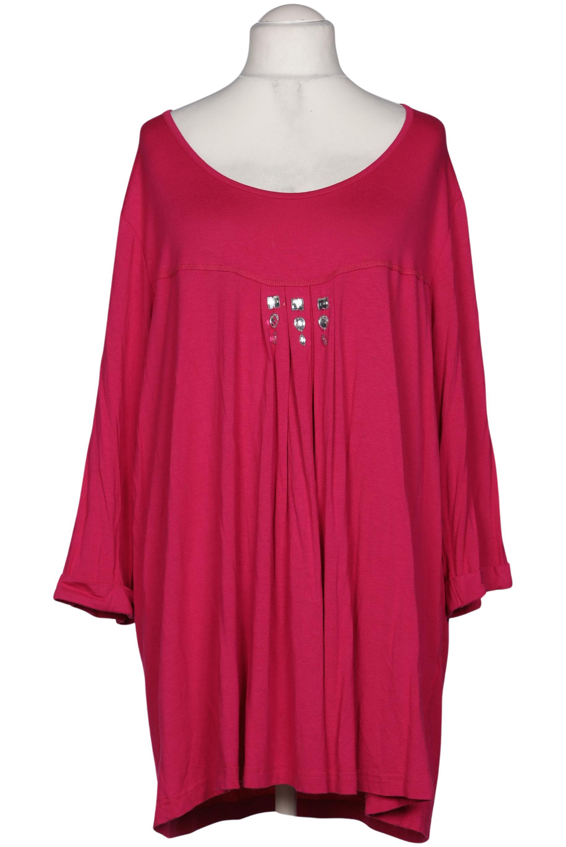 

Ulla Popken Damen Langarmshirt, pink, Gr. 54