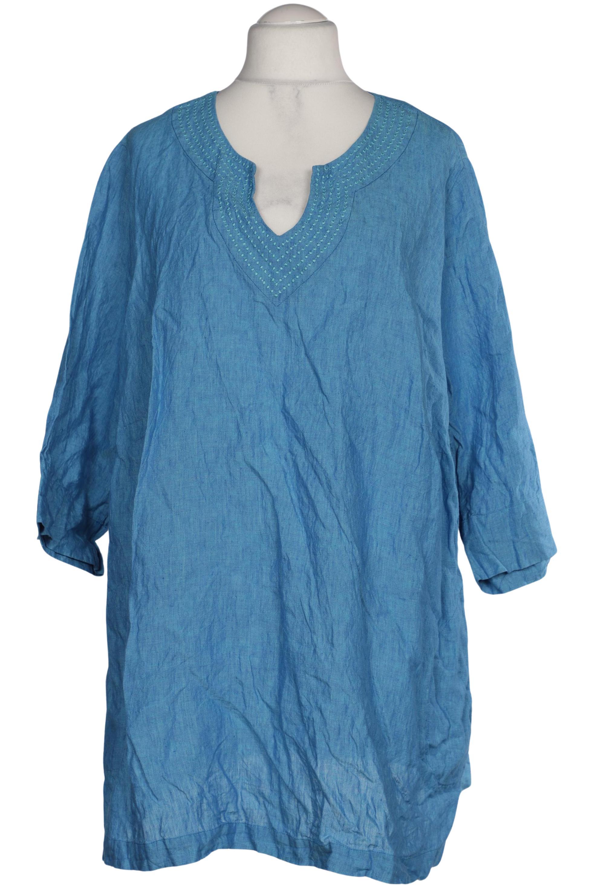 

Ulla Popken Damen Bluse, blau, Gr. 52