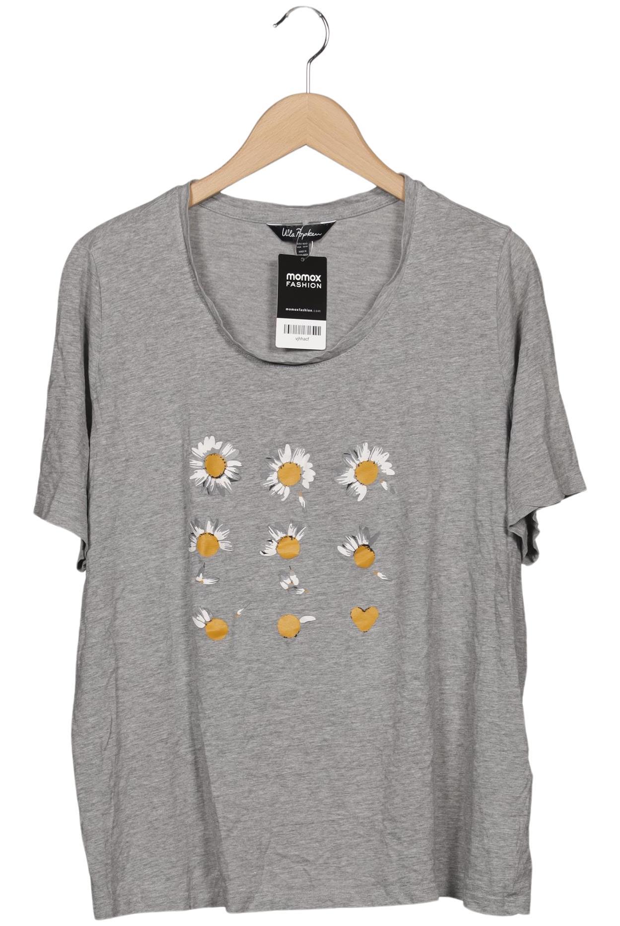 

Ulla Popken Damen T-Shirt, grau, Gr. 46