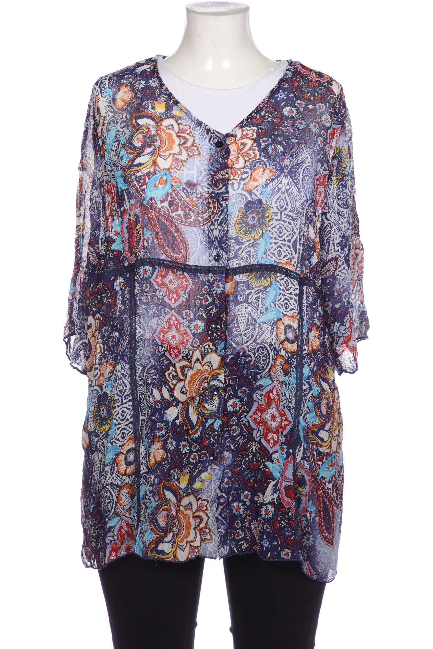 

Ulla Popken Damen Bluse, blau, Gr. 46
