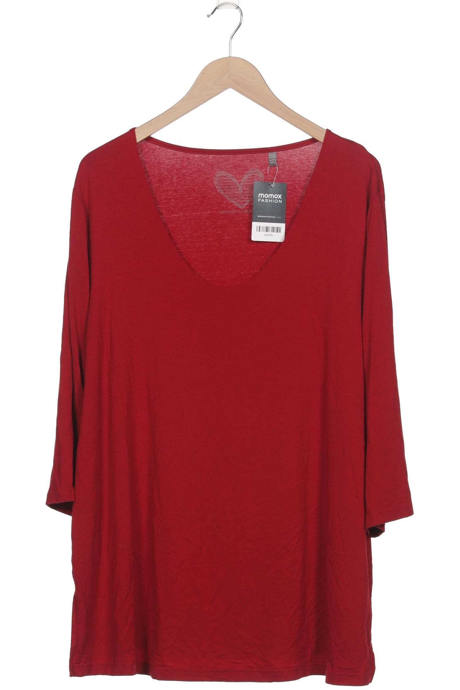 

Ulla Popken Damen Langarmshirt, rot, Gr. 50