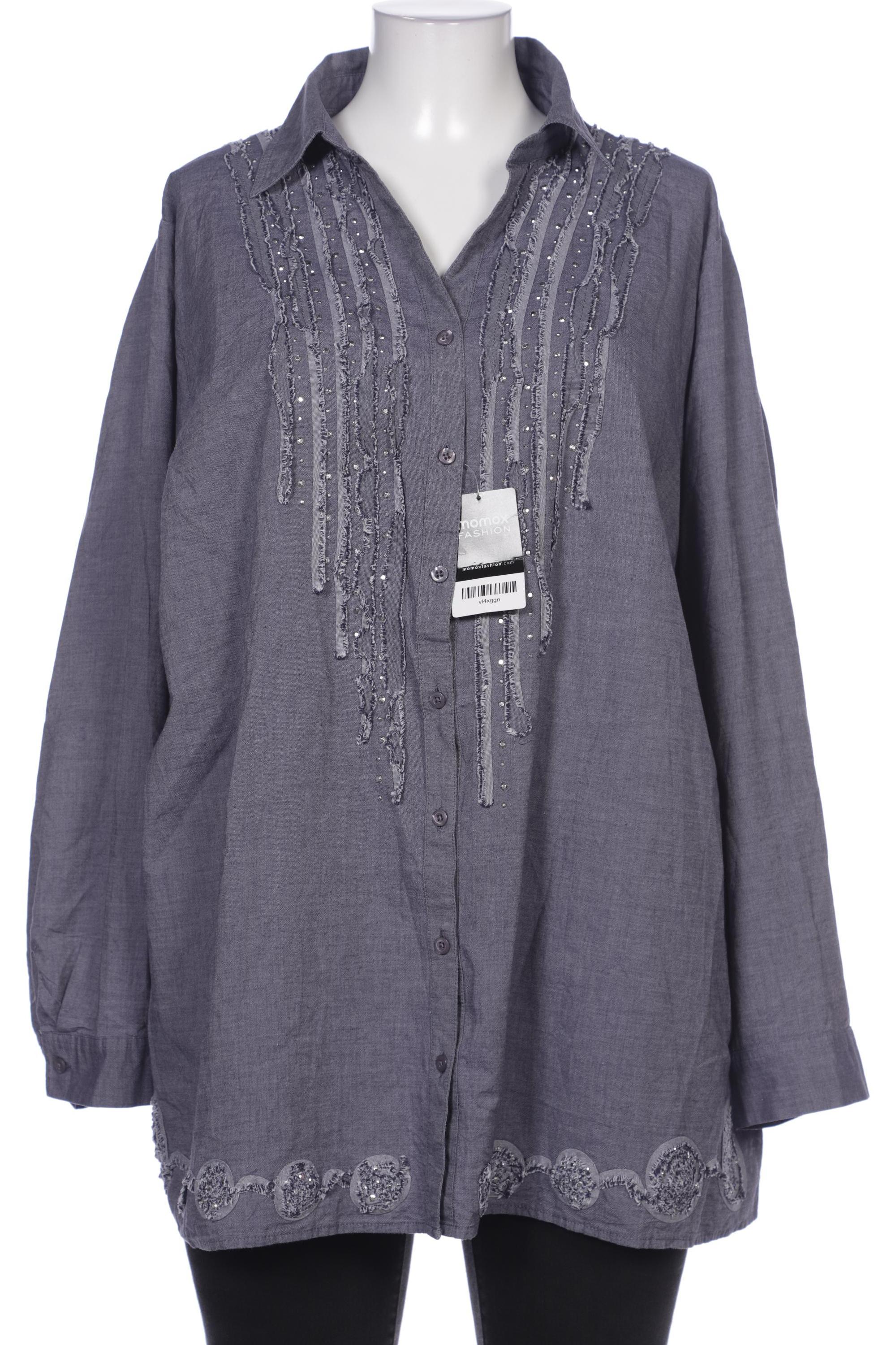 

Ulla Popken Damen Bluse, blau, Gr. 50