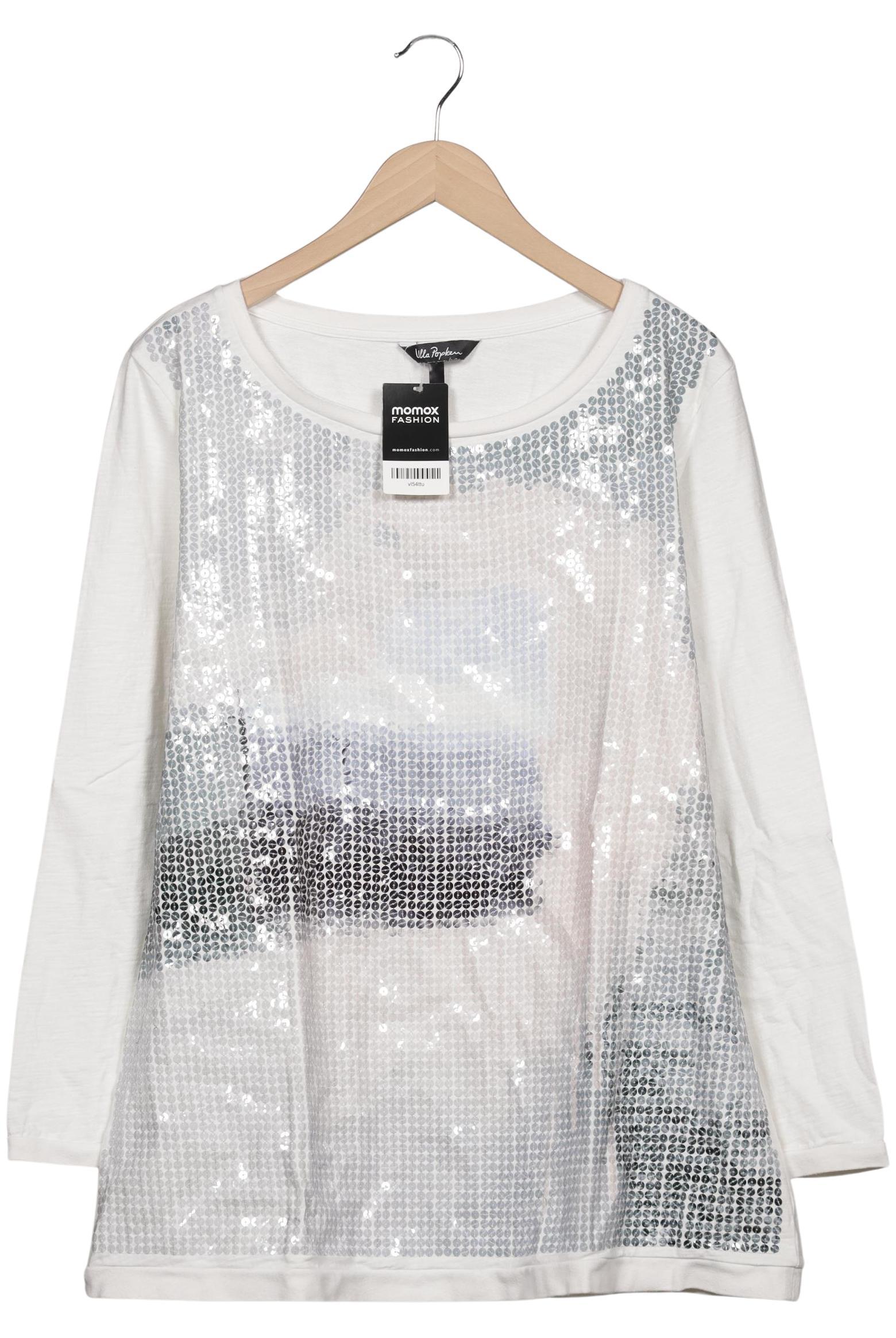 

Ulla Popken Damen Sweatshirt, weiß, Gr. 44