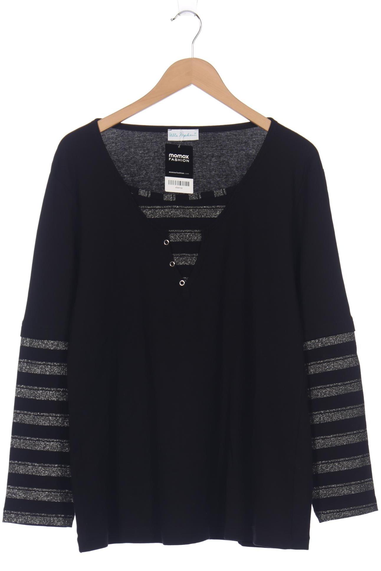 

Ulla Popken Damen Langarmshirt, schwarz, Gr. 46