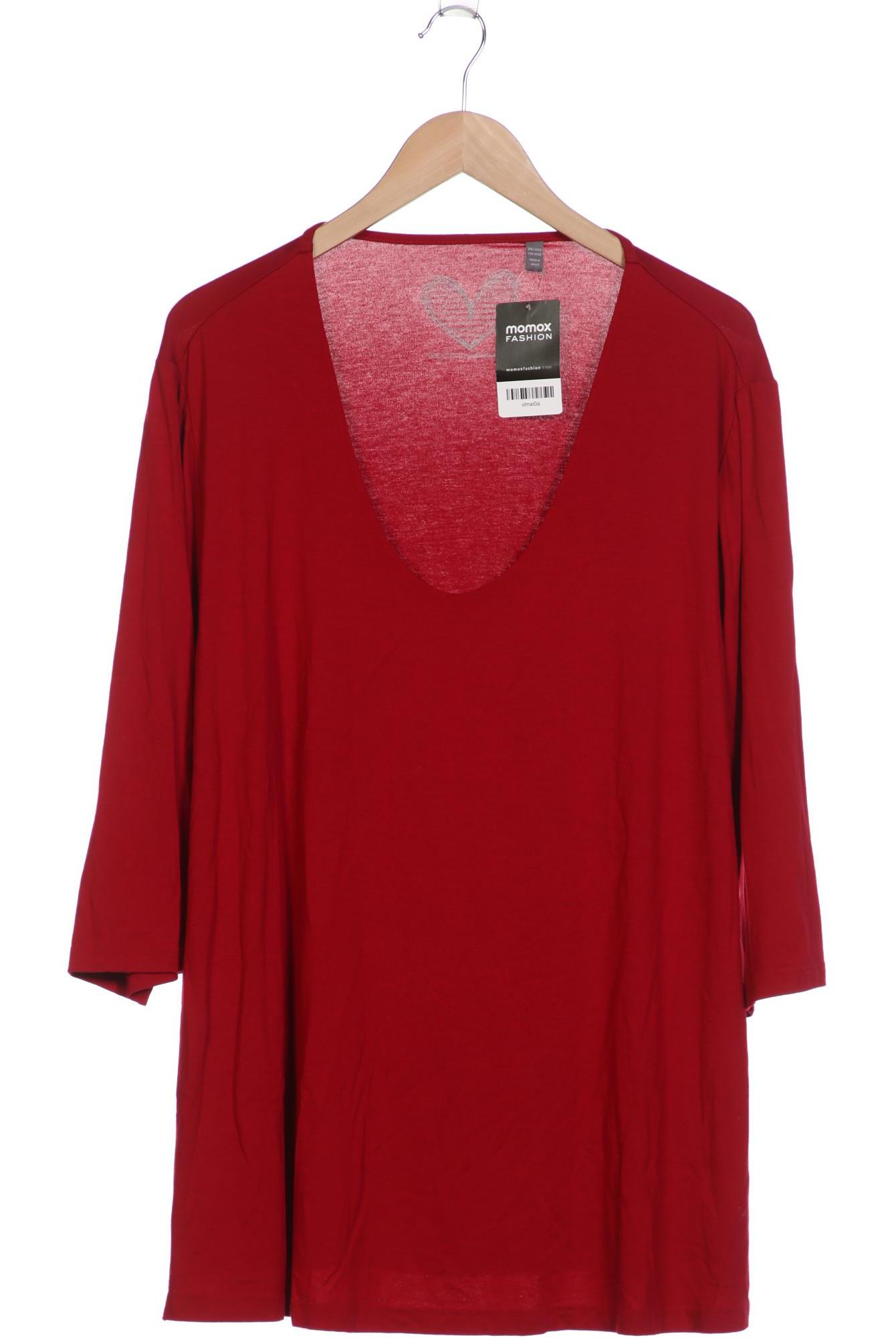 

Ulla Popken Damen Langarmshirt, rot, Gr. 50