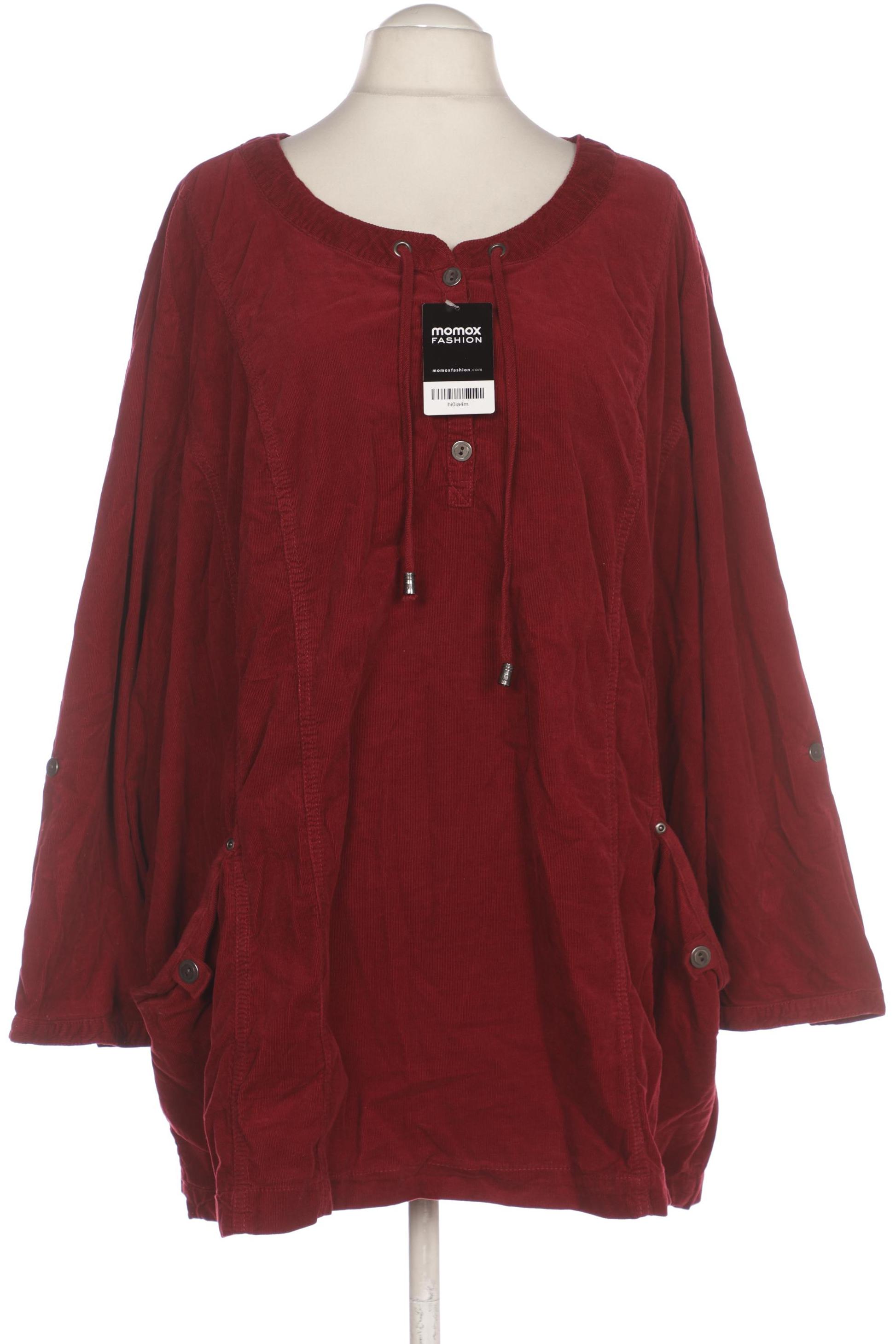 

Ulla Popken Damen Bluse, bordeaux, Gr. 58