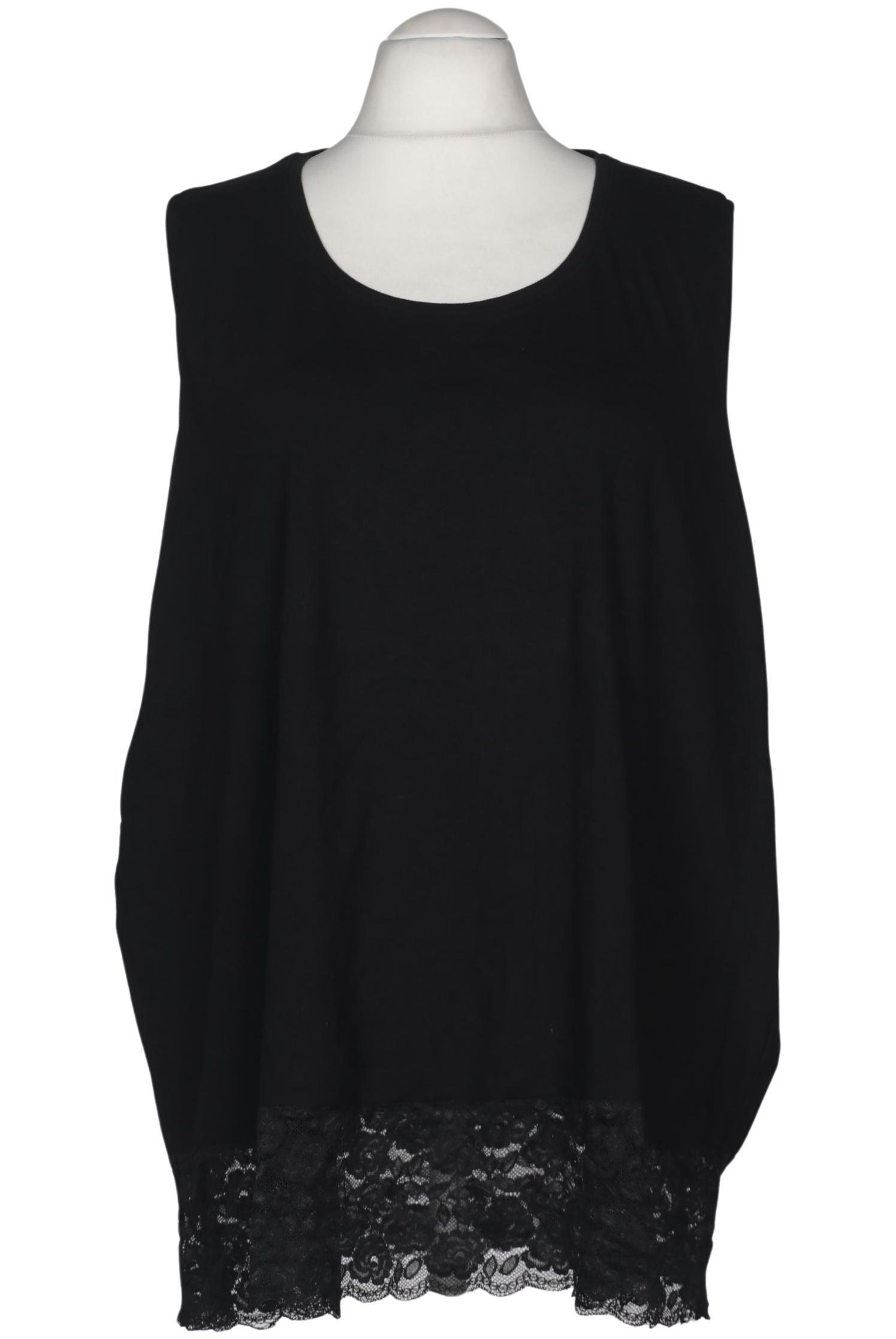 

Ulla Popken Damen Top, schwarz, Gr. 58