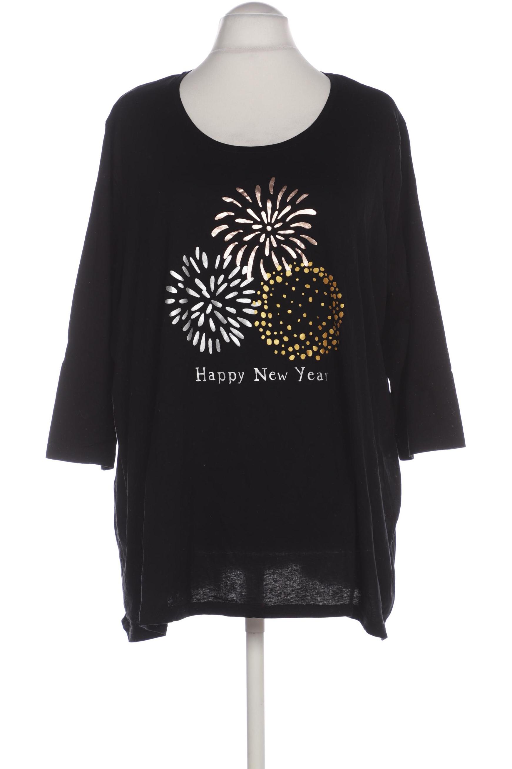 

Ulla Popken Damen T-Shirt, schwarz, Gr. 54