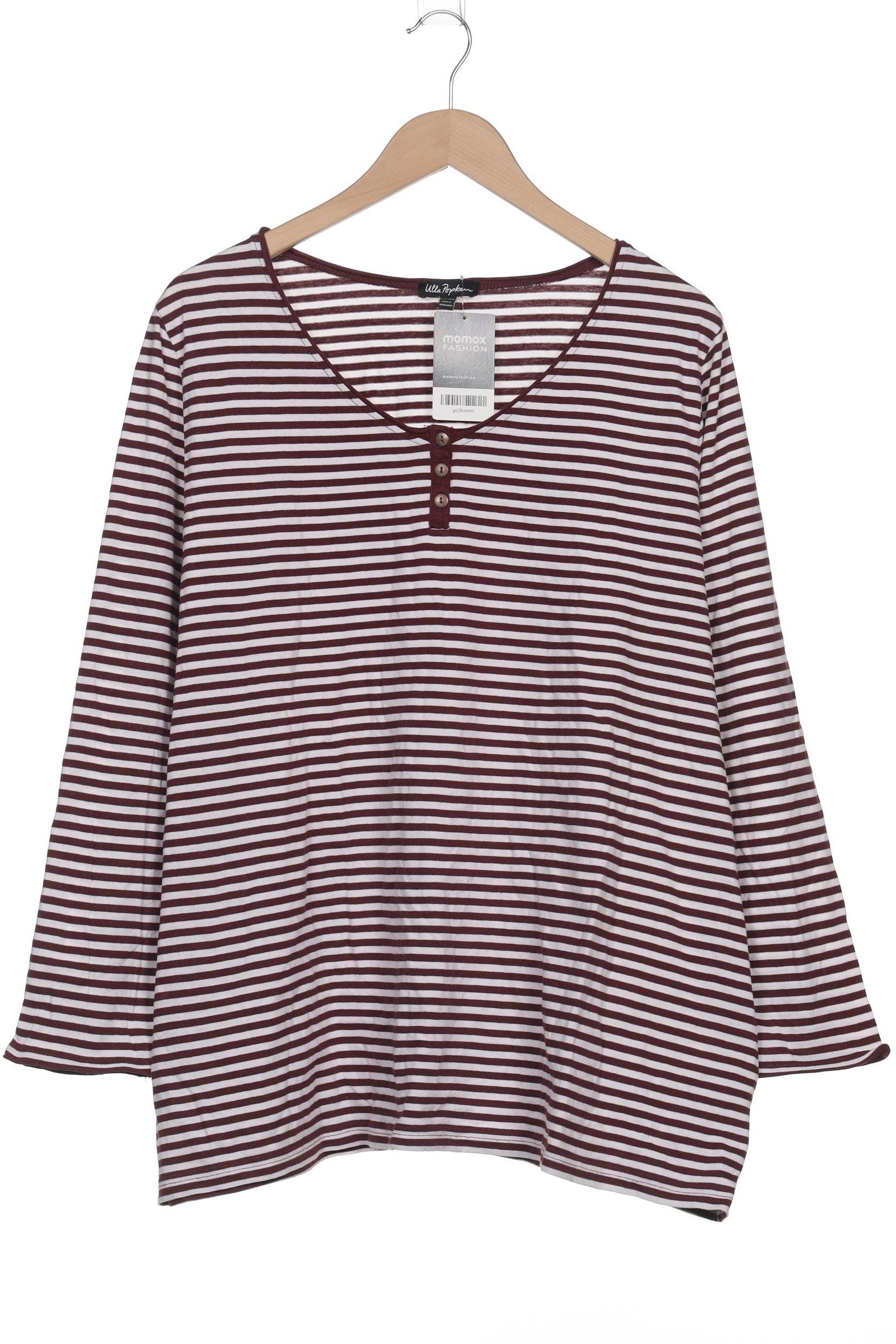 

Ulla Popken Damen Langarmshirt, bordeaux, Gr. 50