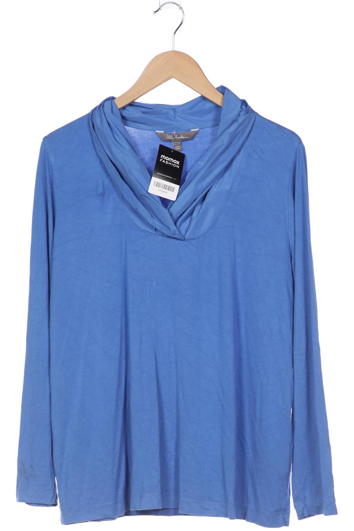

Ulla Popken Damen Langarmshirt, blau
