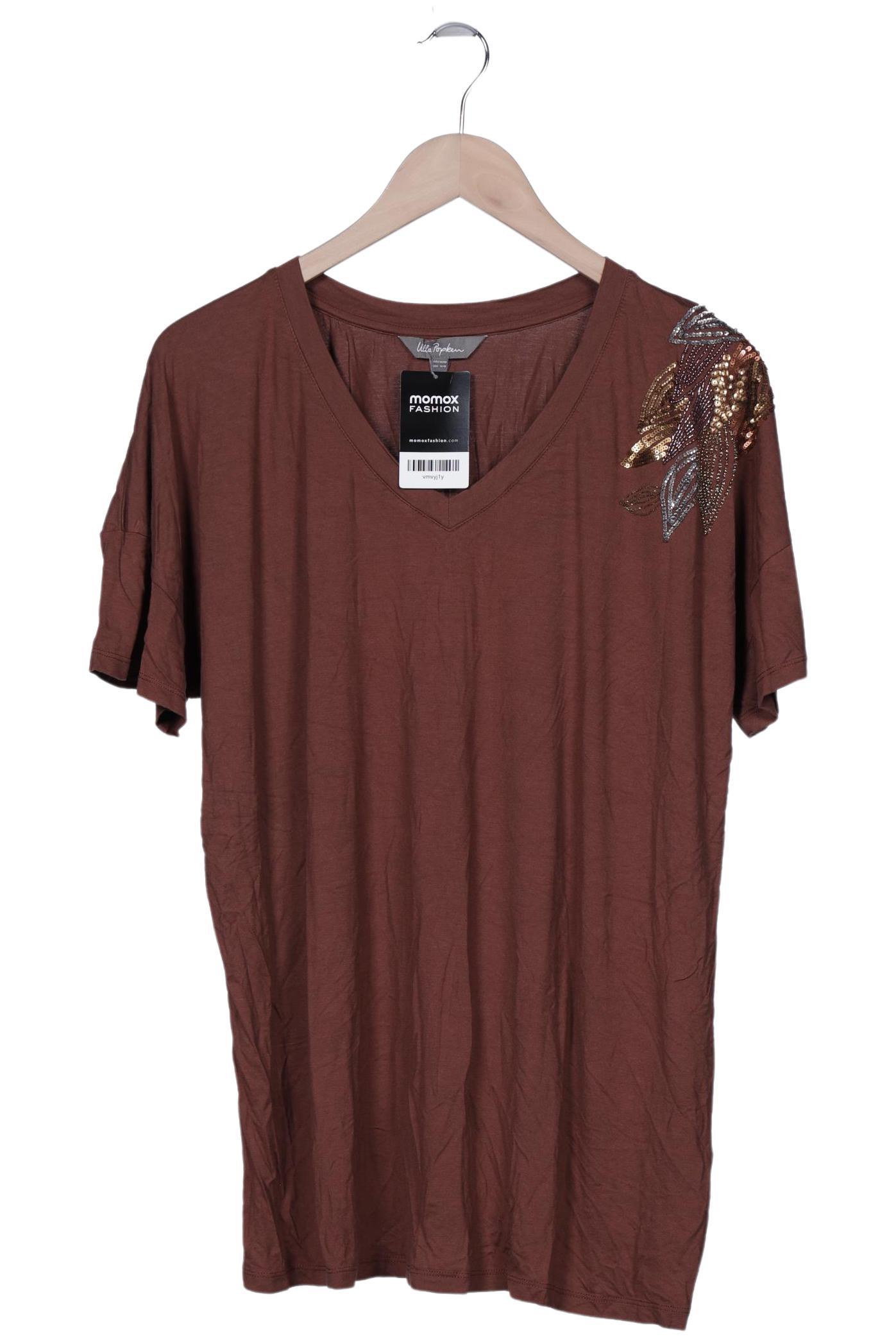 

Ulla Popken Damen T-Shirt, braun, Gr. 46