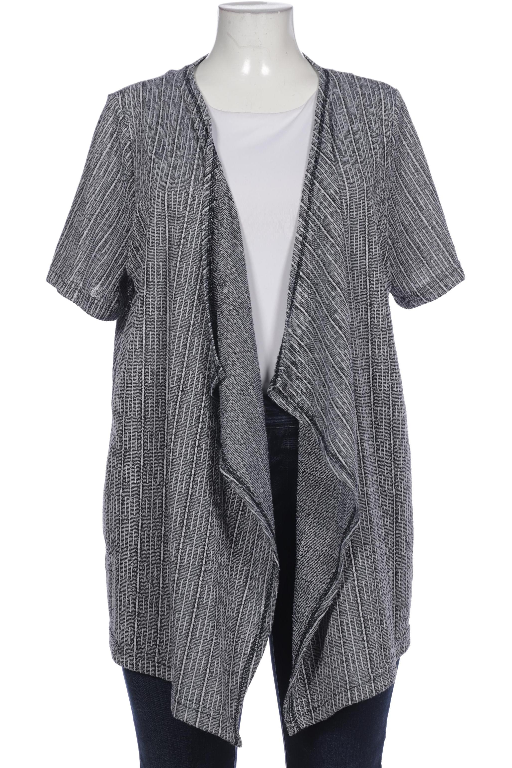 

Ulla Popken Damen Strickjacke, grau, Gr. 46