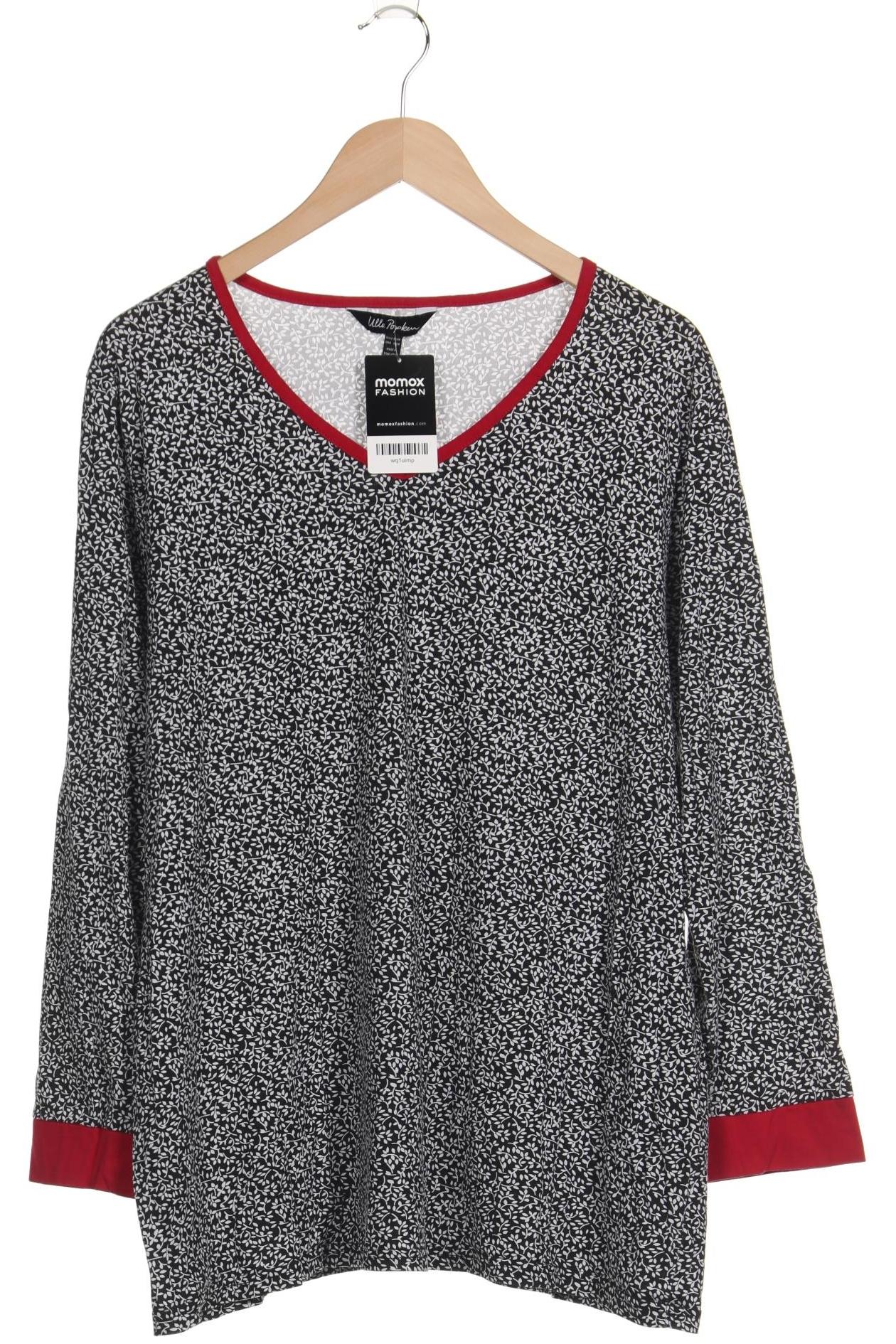 

Ulla Popken Damen Langarmshirt, schwarz, Gr. 46
